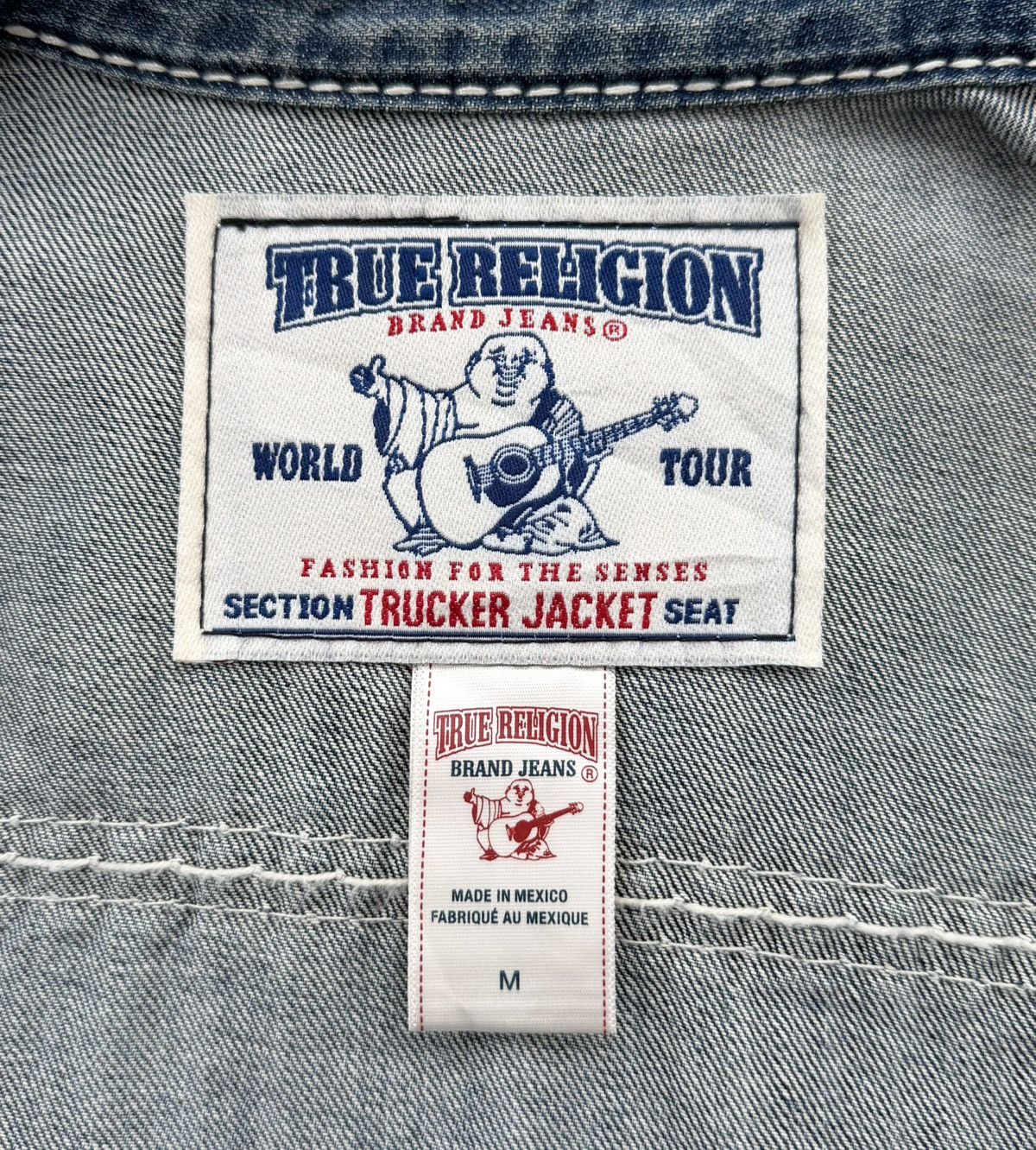 True Religion True Religion Big T Trucker Denim Jacket Blue Medium Wash Size US M / EU 48-50 / 2 - 17 Thumbnail