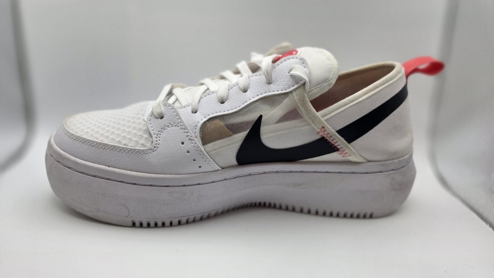 Nike Nike Court Vision Alta TXT Wht Sea Coral Blck 9.5 CW6536103 Size US 7.5 / IT 37.5 - 4 Thumbnail