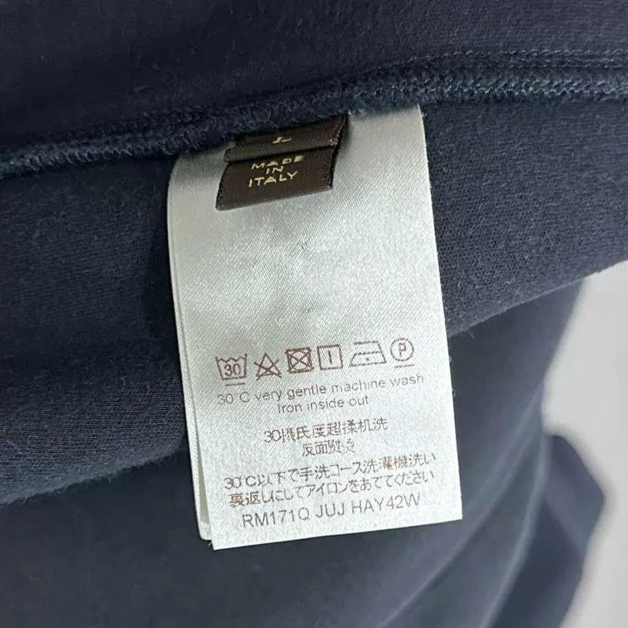 Louis Vuitton LV Navy Blue Hoodie L Size US L / EU 52-54 / 3 - 5 Thumbnail