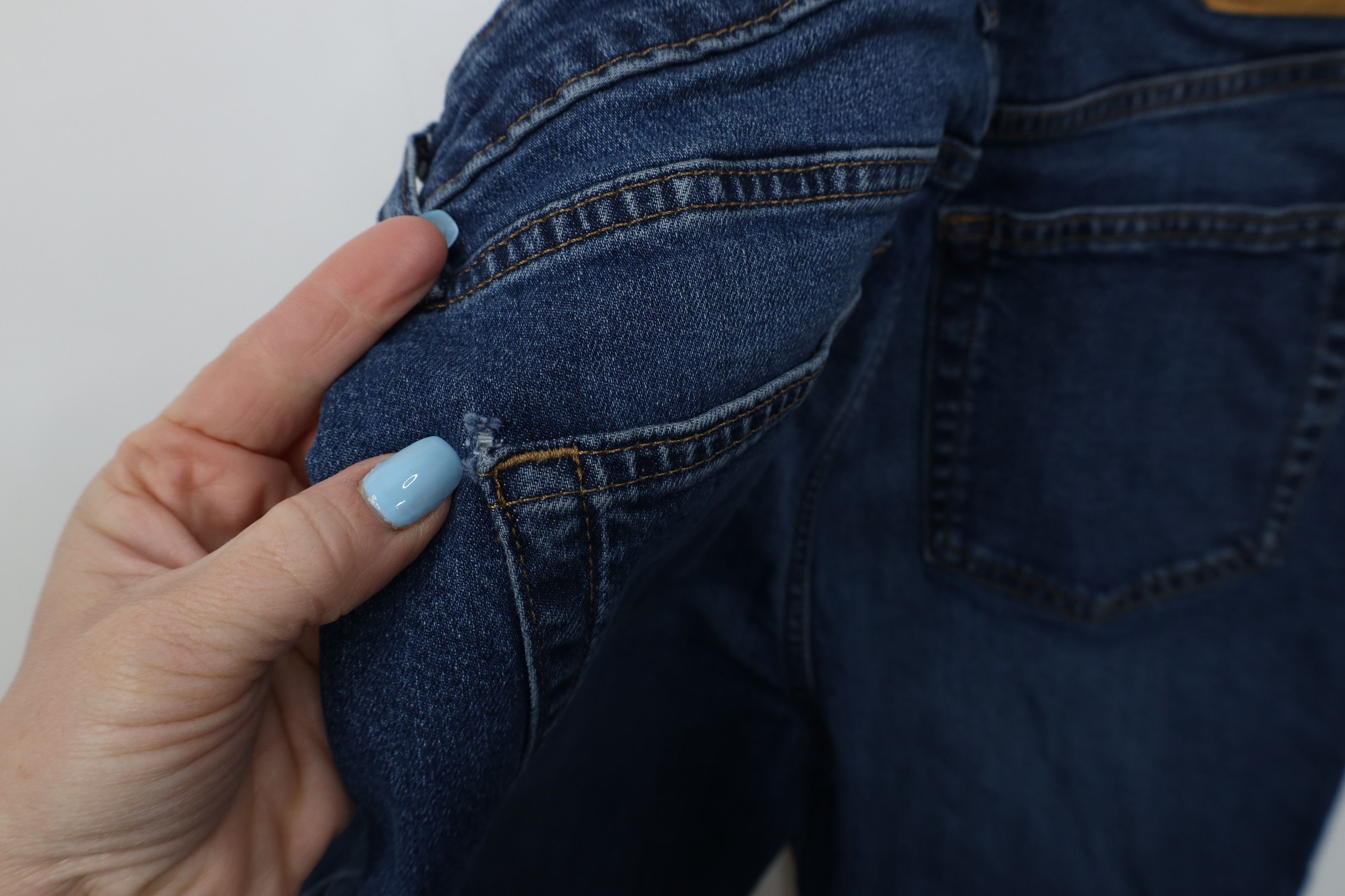 Calvin Klein Vintage 90s Y2K Calvin Klein Wide Leg Denim Jeans Blue Size 30" / US 8 / IT 44 - 15 Thumbnail