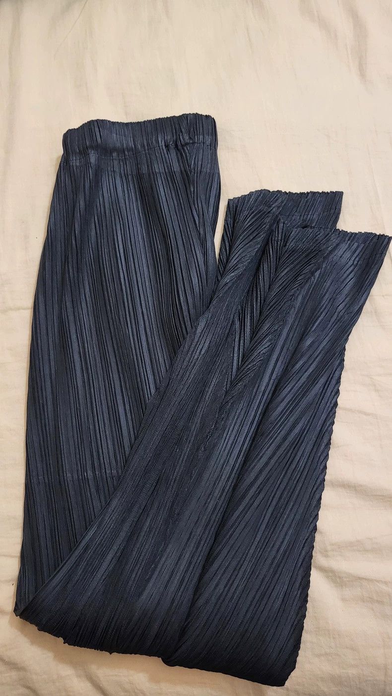 Issey Miyake issey miyake size:3 Black pleated pants 2505-Nextarrow Size 42" / US 20 - 6 Thumbnail