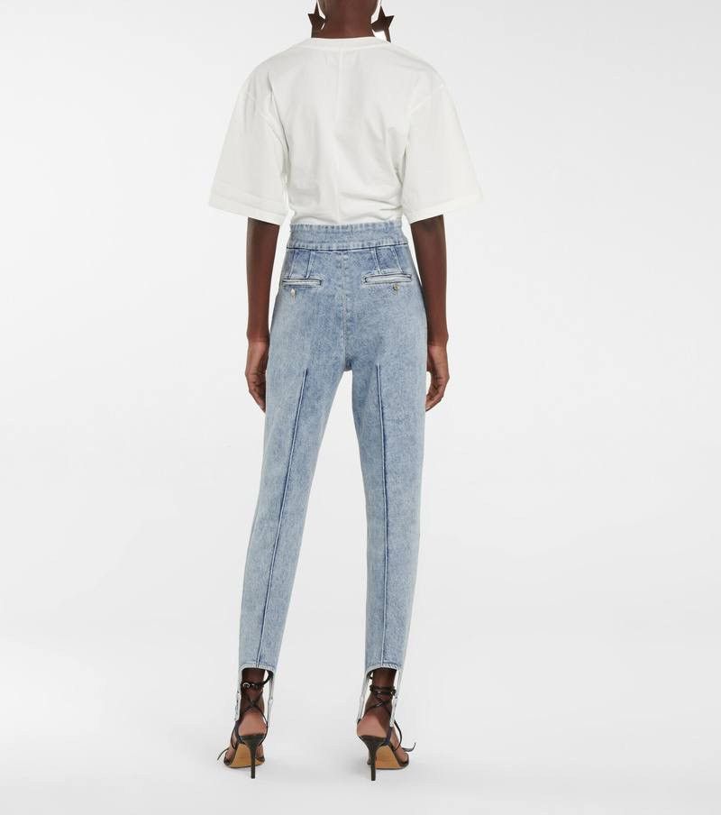 Isabel Marant Isabel Marant - Nanouli High-Rise Skinny Stirrup Jeans Size 26" / US 2 / IT 38 - 7 Thumbnail