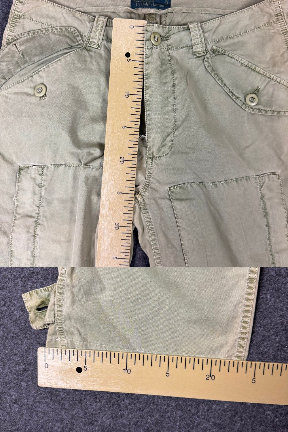 Vintage Polo Ralph Lauren Military Utility Cargo Pants 33x34 image 7