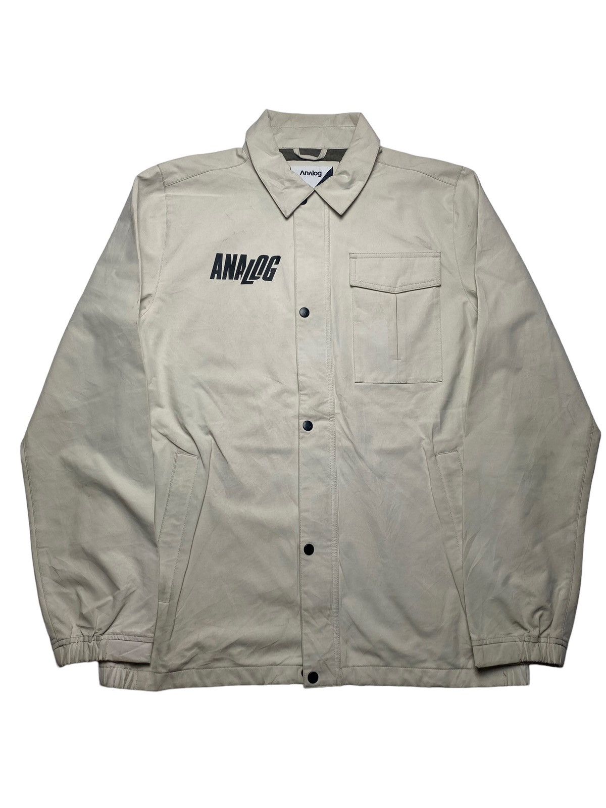 image of 2016 Analog - 3Ls Jacket in White, Men's (Size Large)