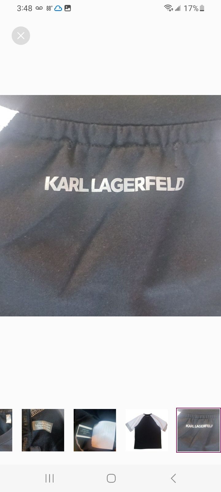 Karl Lagerfeld KARL LAGERFIELD PARIS T-Shirt Size US M / EU 48-50 / 2 - 7 Thumbnail