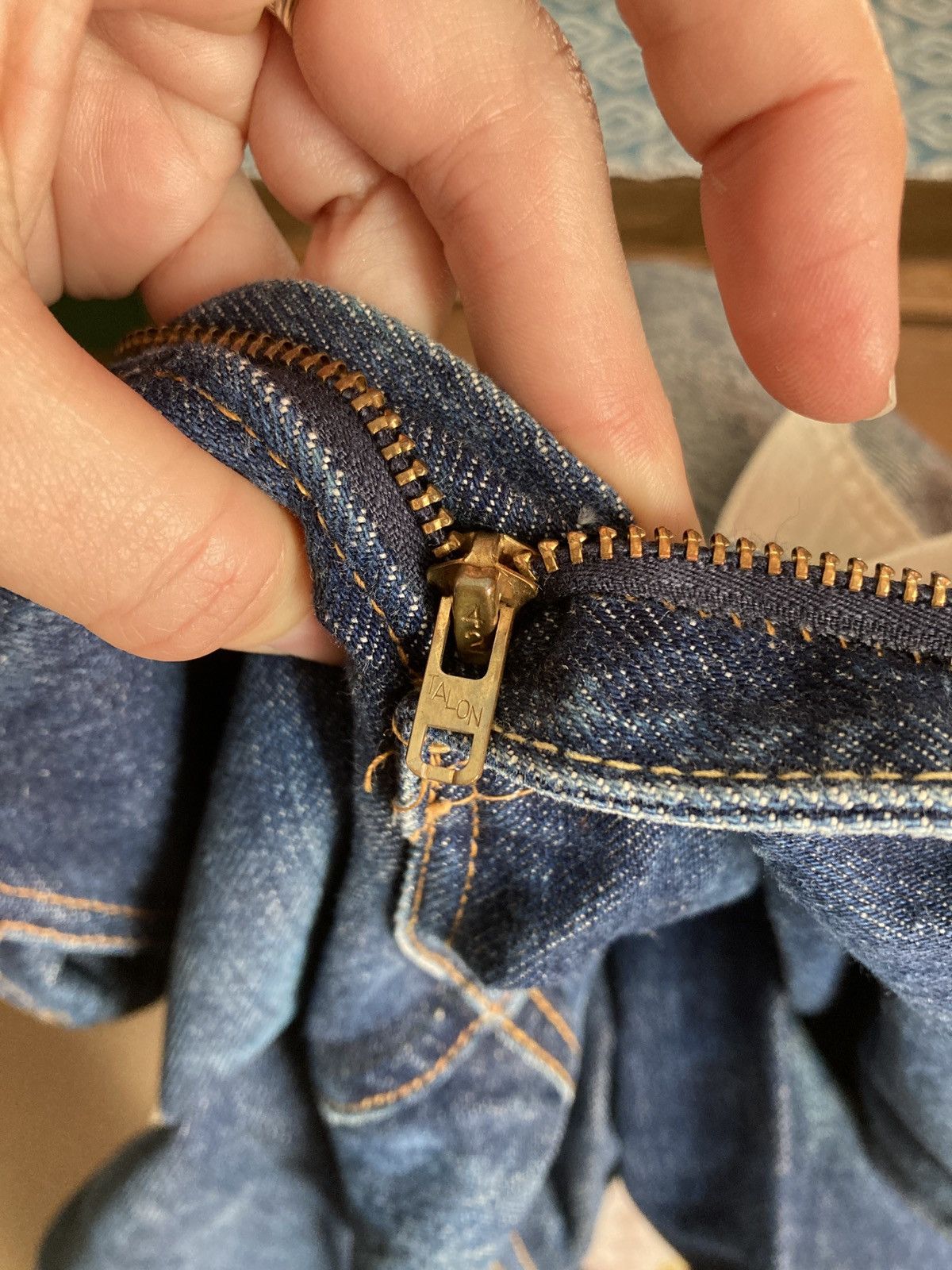 Levi's NOT A REPRODUCTION! True vintage Levi’s 606 Big E orange tab Size 24" / US 00 / IT 34 - 7 Thumbnail