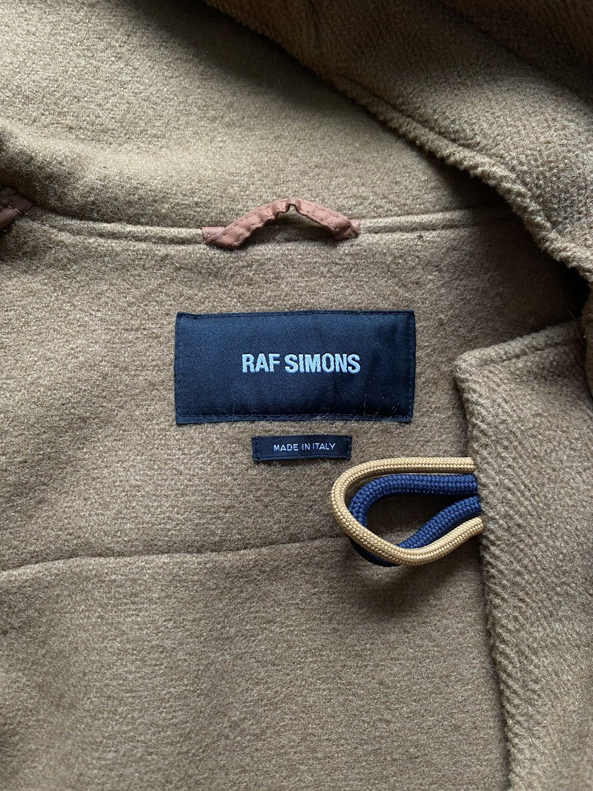 AW2006 Raf Simons Wool Duffle Coat Jacket