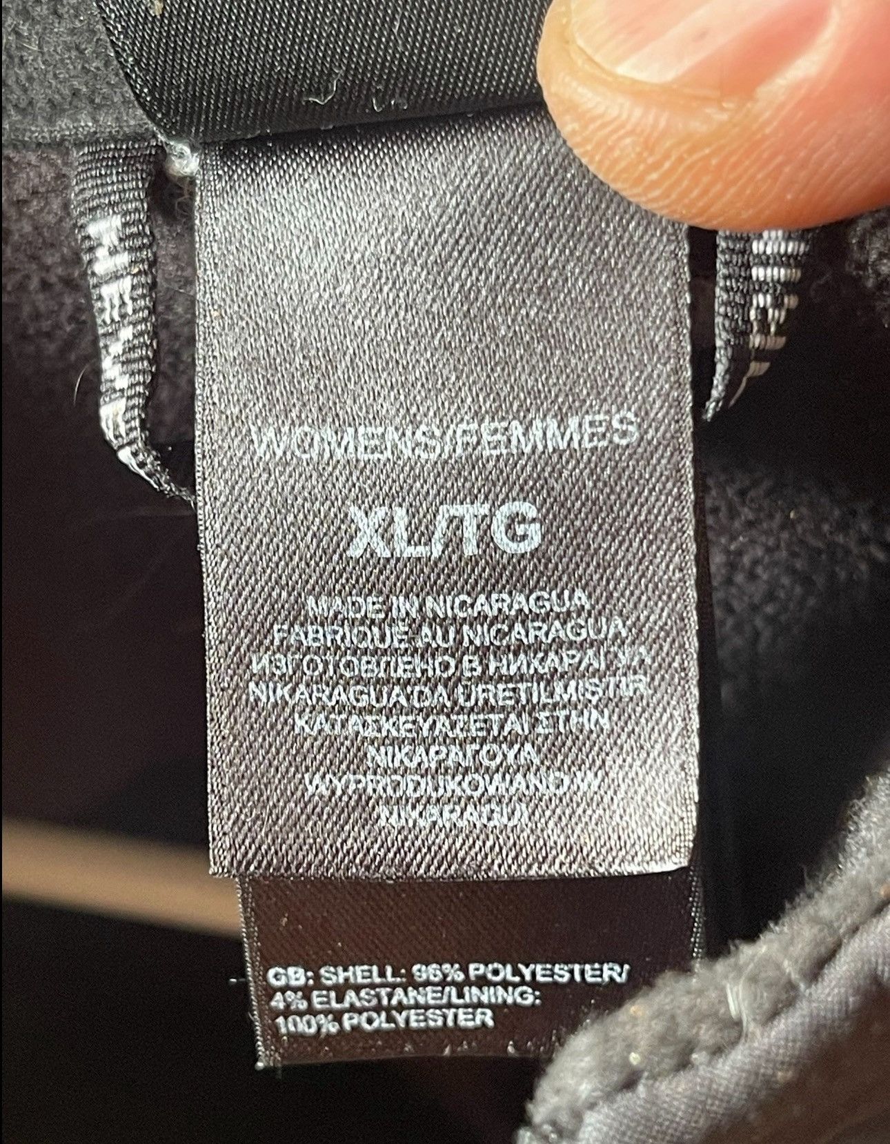 The North Face PreOwned The North Face Women's XL Jacket Black Soft Shell Size XL / US 12-14 / IT 48-50 - 4 Thumbnail