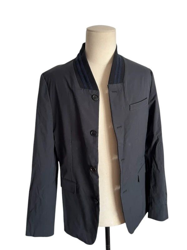 Dior Dior Nylon Officer Collar Blazer, Early 2000s Size US M / EU 48-50 / 2 - 2 Thumbnail