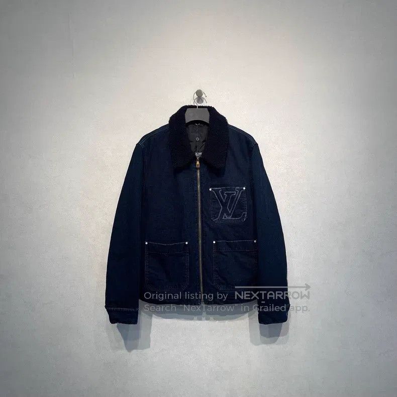 Louis Vuitton Louis Vuitton SS25 pocket logo embroidered blue denim jack Size US L / EU 52-54 / 3 - 1 Thumbnail