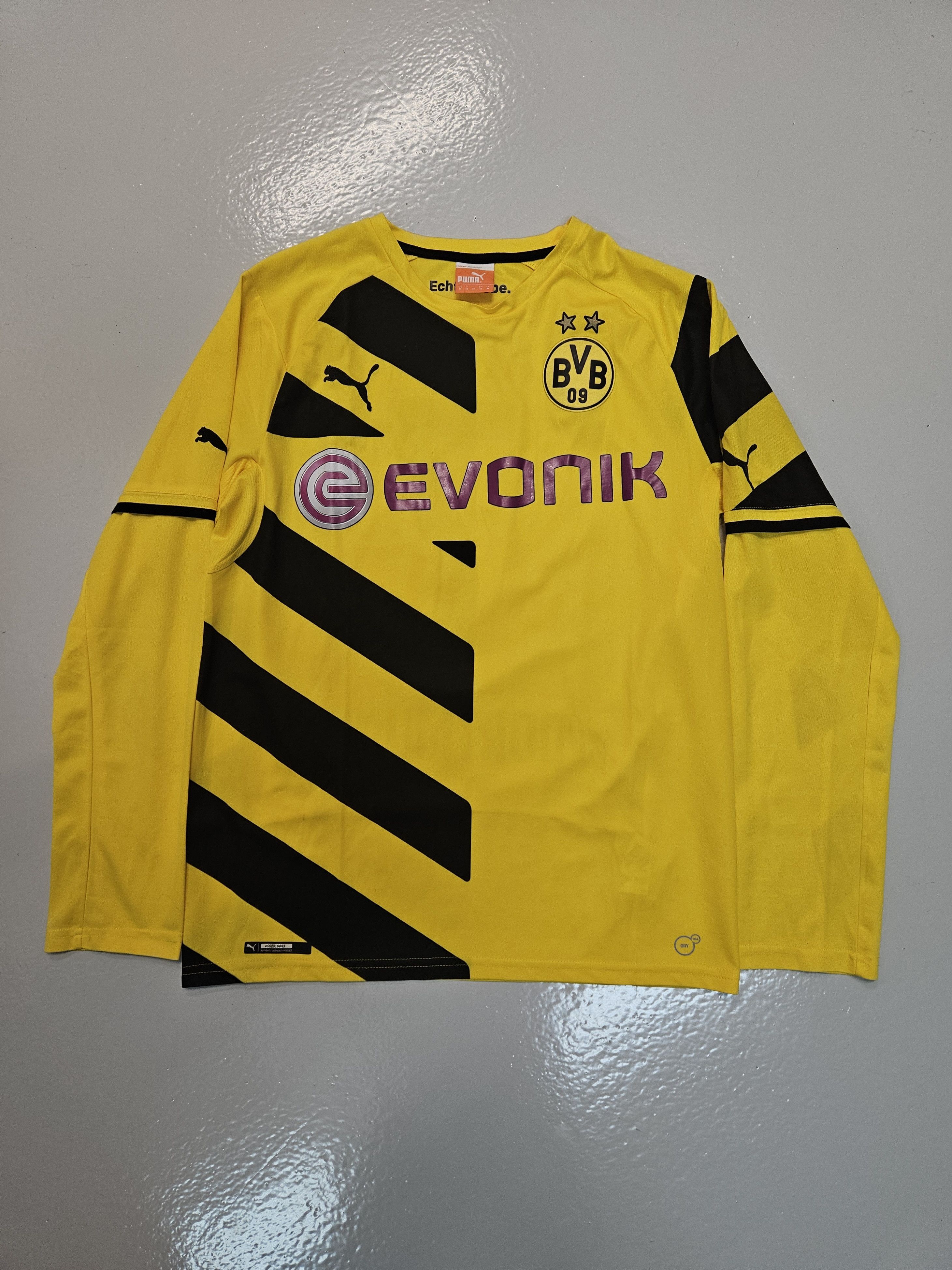 Puma Borussia Dortmund 2014 jersey longsleeve #7 Shinji Kagawa Size US M / EU 48-50 / 2 - 2 Thumbnail