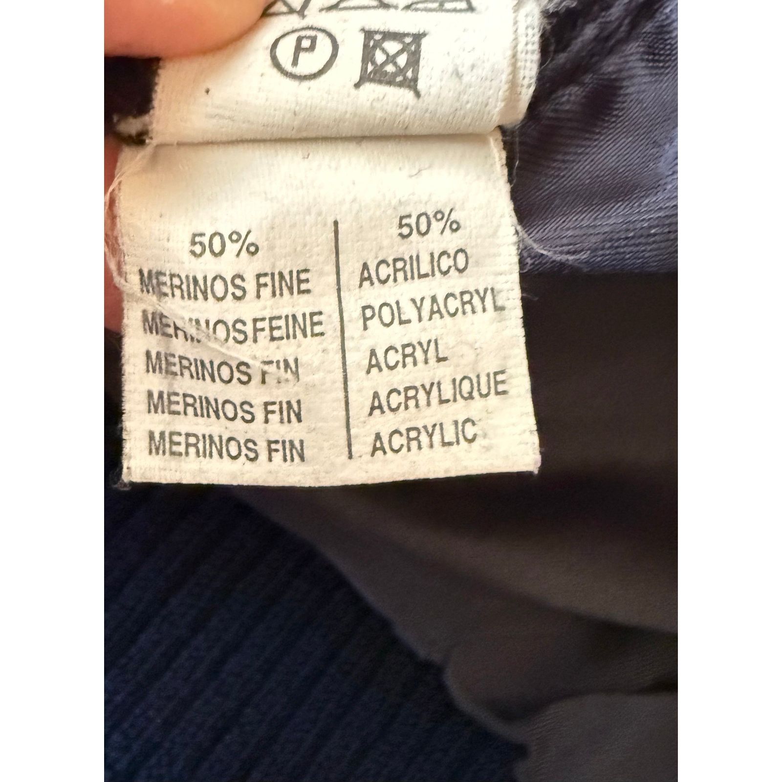 Designer Vintage Giuly & Paul Suede & Merino Cardigan-Italy size 46/M Size US M / EU 48-50 / 2 - 12 Thumbnail