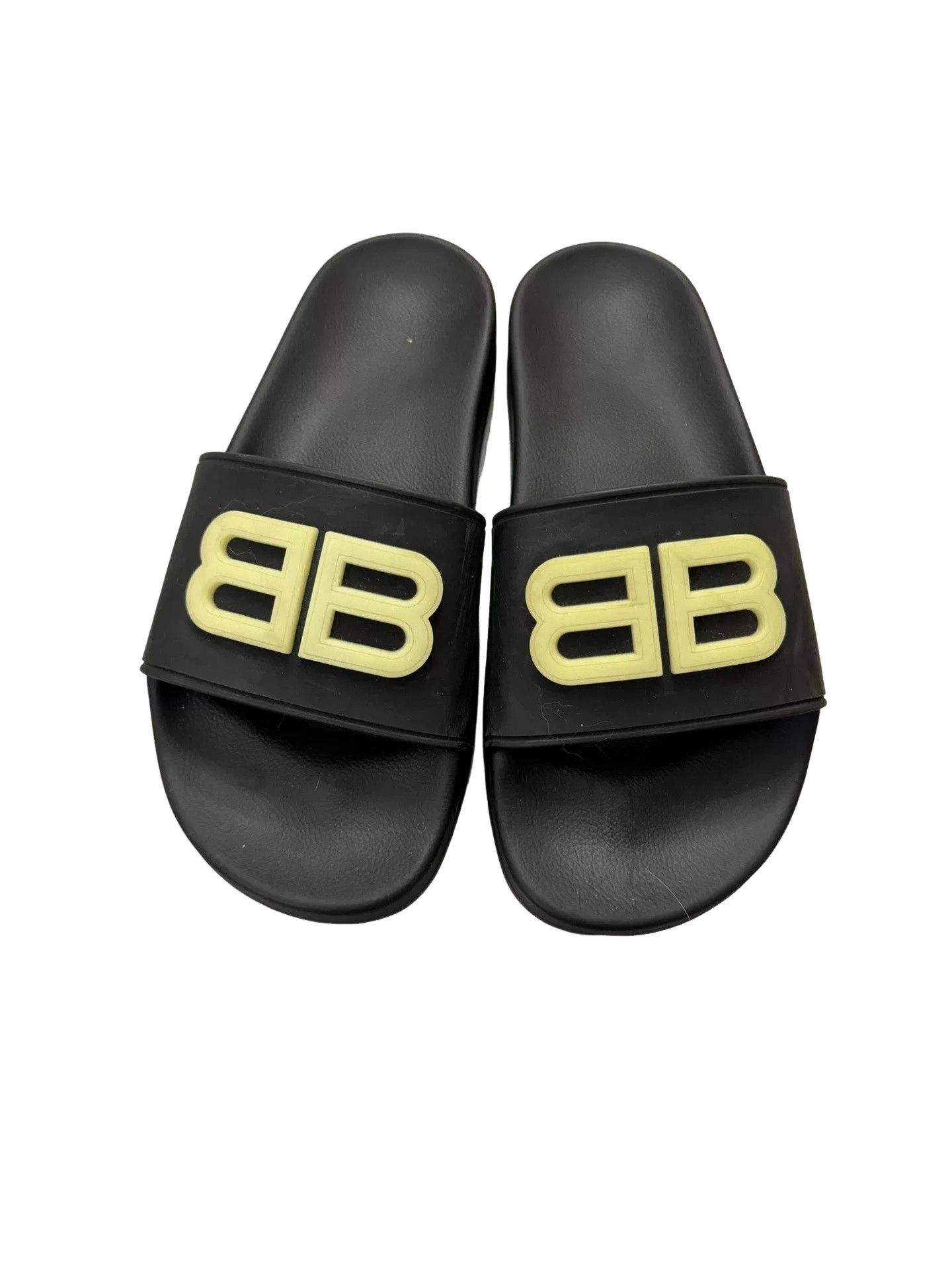 Balenciaga Balenciaga BB Logo Pool Slides Size 38 Size US 8 / IT 38 - 1 Thumbnail