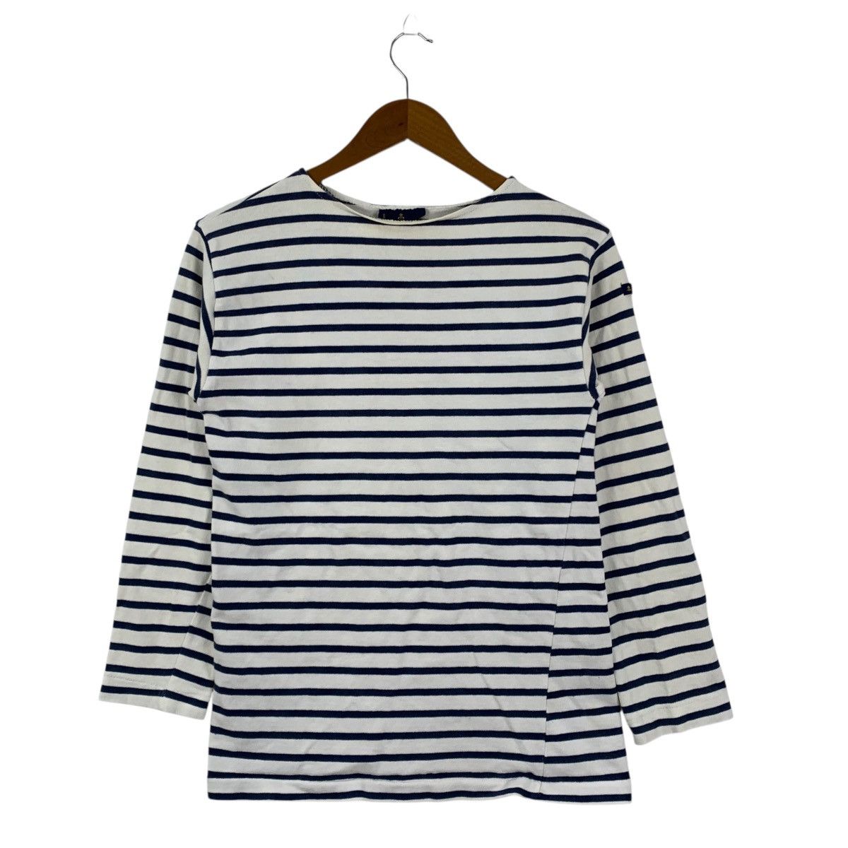 Vintage Vintage 90s LE MINOR FRANCE Brand Stripes Long Sleeve Tshirt Size US S / EU 44-46 / 1 - 1 Thumbnail