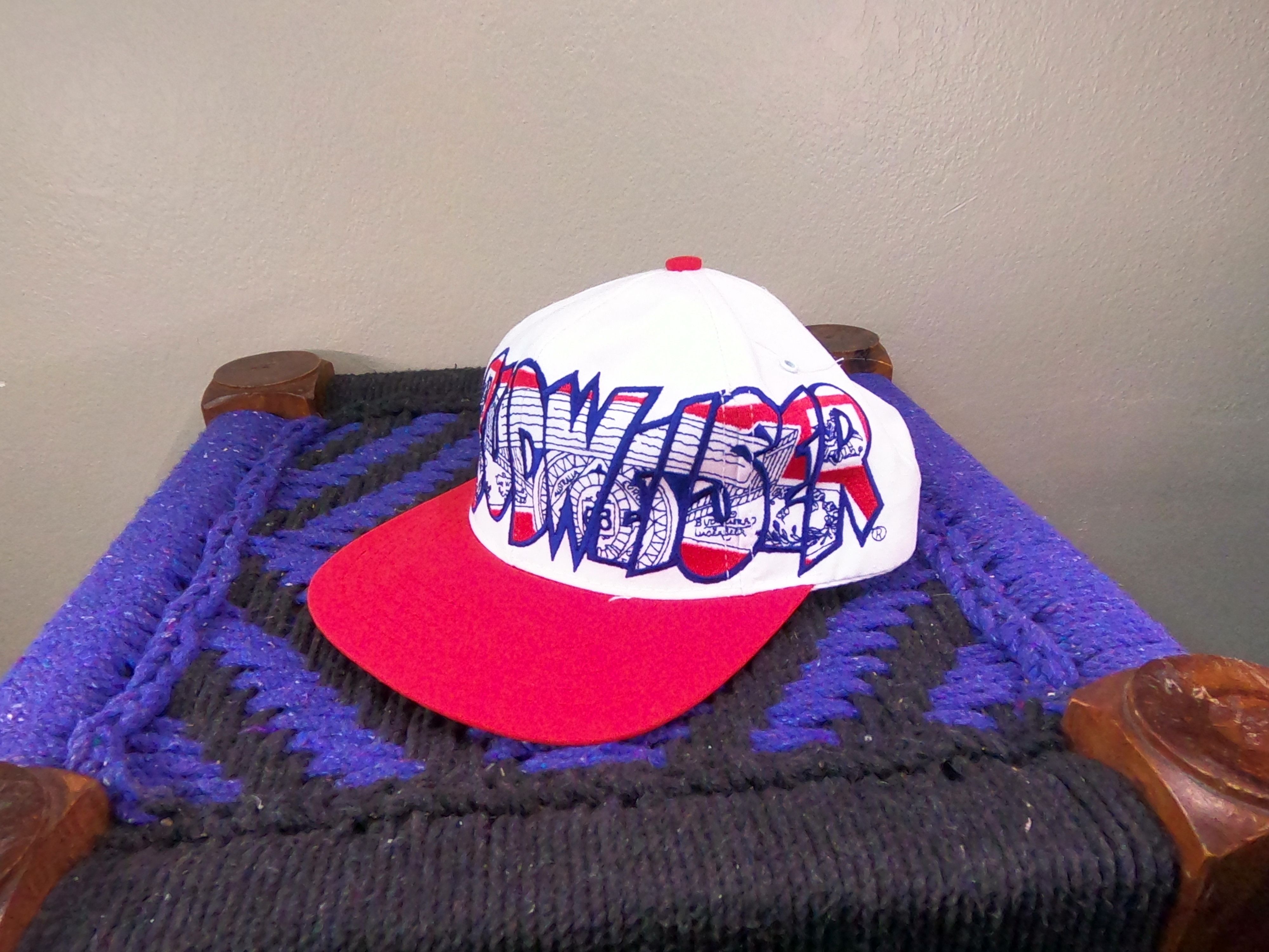 Budweiser Vintage Graffiti Budweiser Hat 90s Size ONE SIZE - 2 Thumbnail
