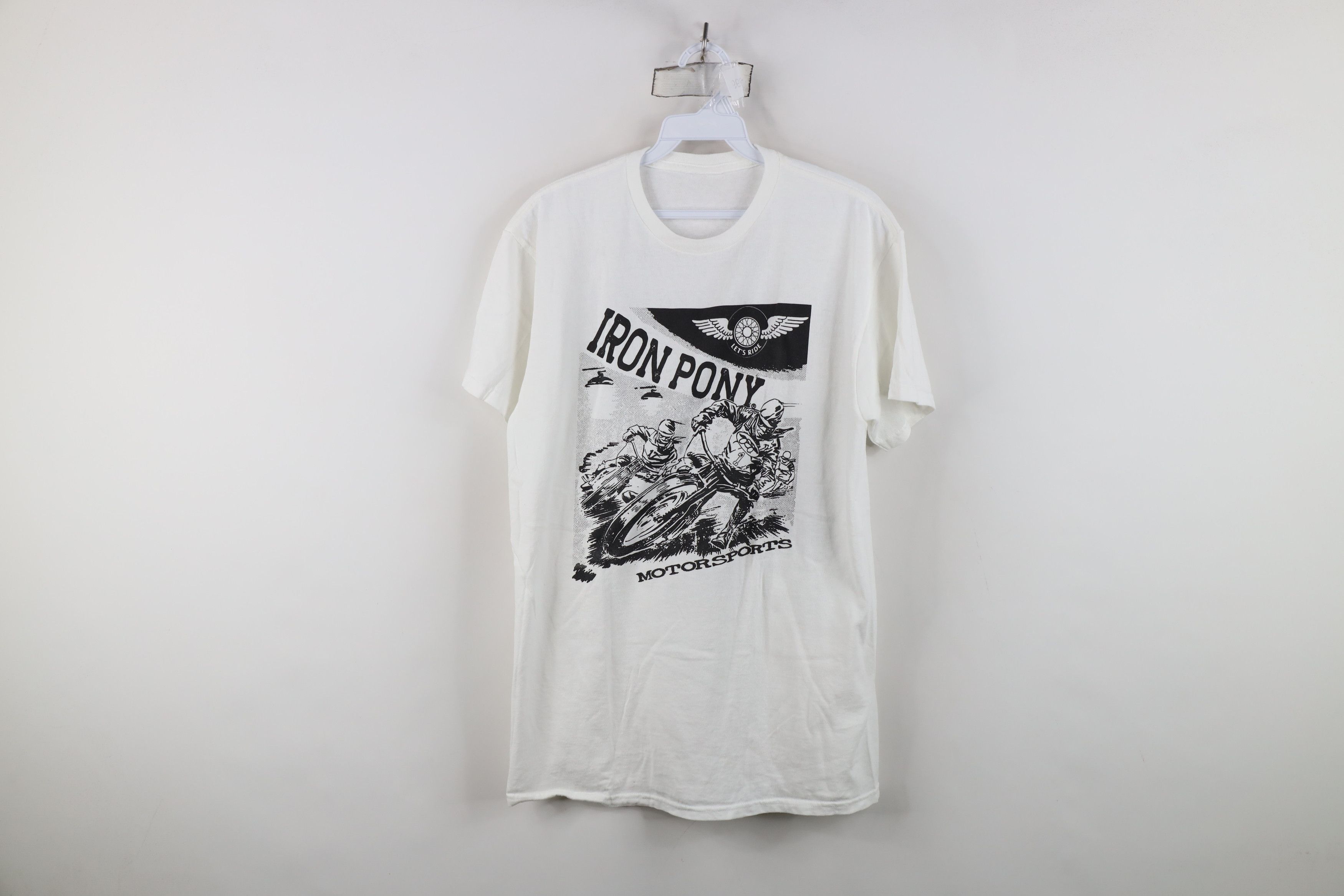 Vintage Vintage Streetwear Iron Pony Motorsports Racing T-Shirt Size US M / EU 48-50 / 2 - 1 Thumbnail