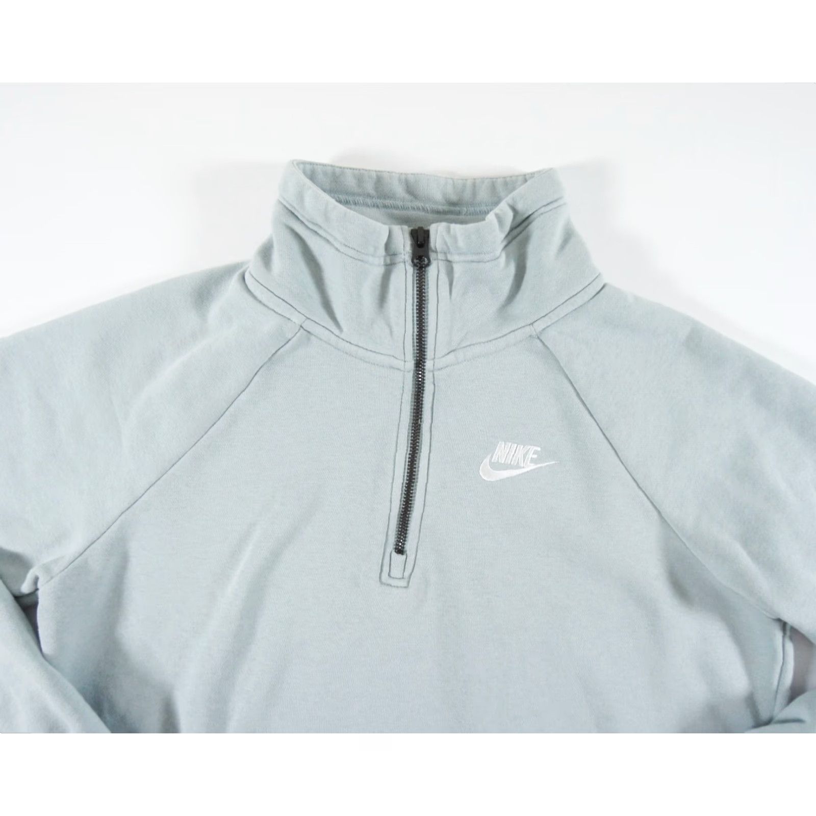 Nike Nike Sweatshirt Womens XS Blue 1/4 Zip Fleece Pullover Ladies Outdoors Swoosh Size XS / US 0-2 / IT 36-38 - 2 Thumbnail