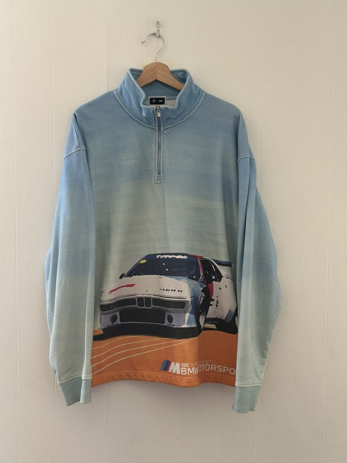 Kith Kith BMW Retro Vintage M1 Quarter Zip Size US L / EU 52-54 / 3 - 1 Thumbnail