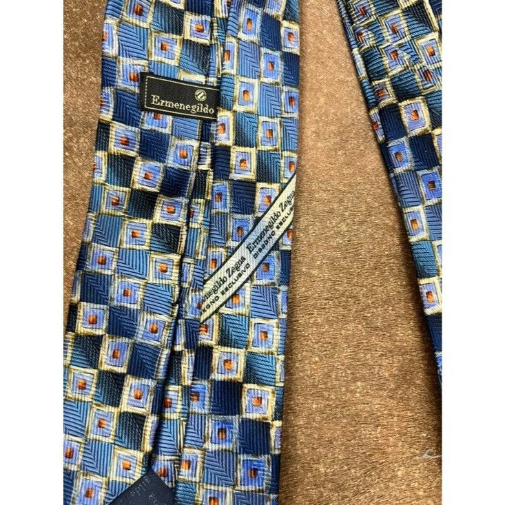 Ermenegildo Zegna Ermenegildo Zegna Gradient Silk Tie Diagonal Stripe Made in Size ONE SIZE - 5 Thumbnail