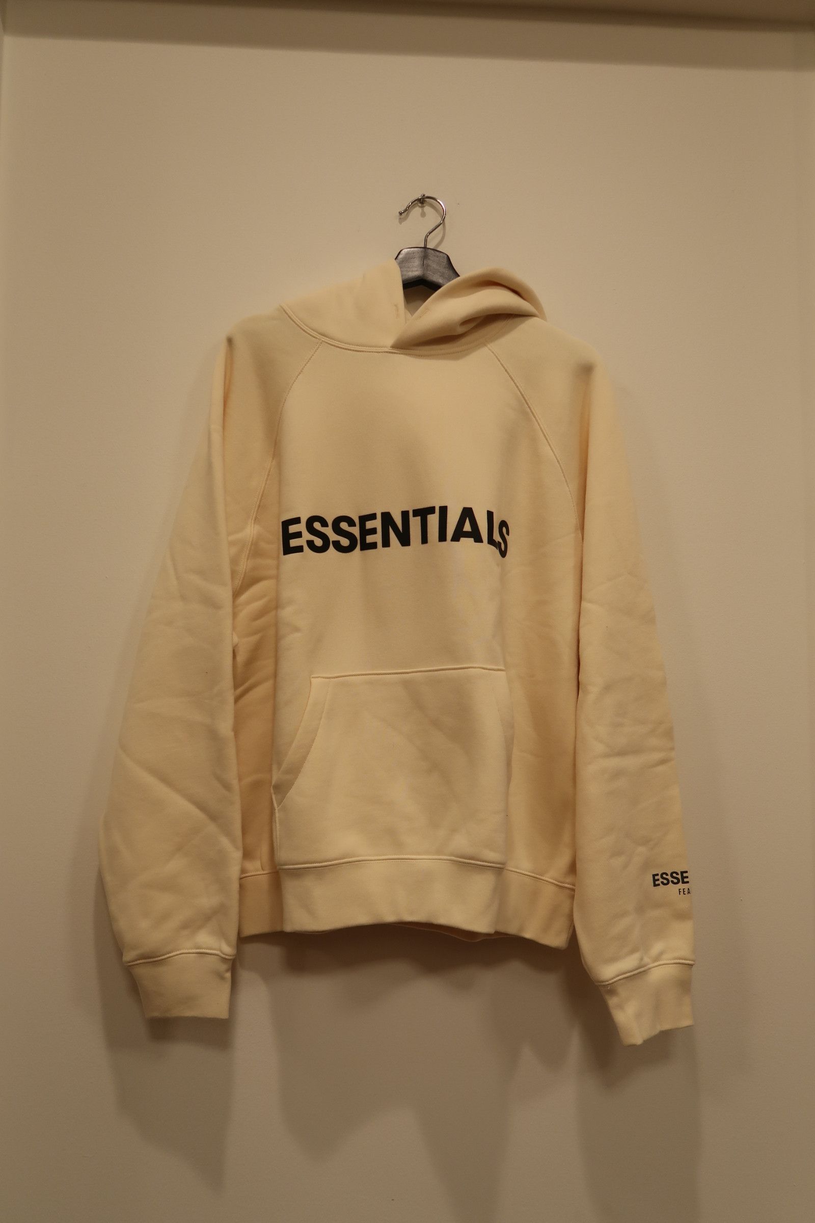 Fear of God Fear of God Essentials Cream and Black Hoodie Size US M / EU 48-50 / 2 - 2 Thumbnail