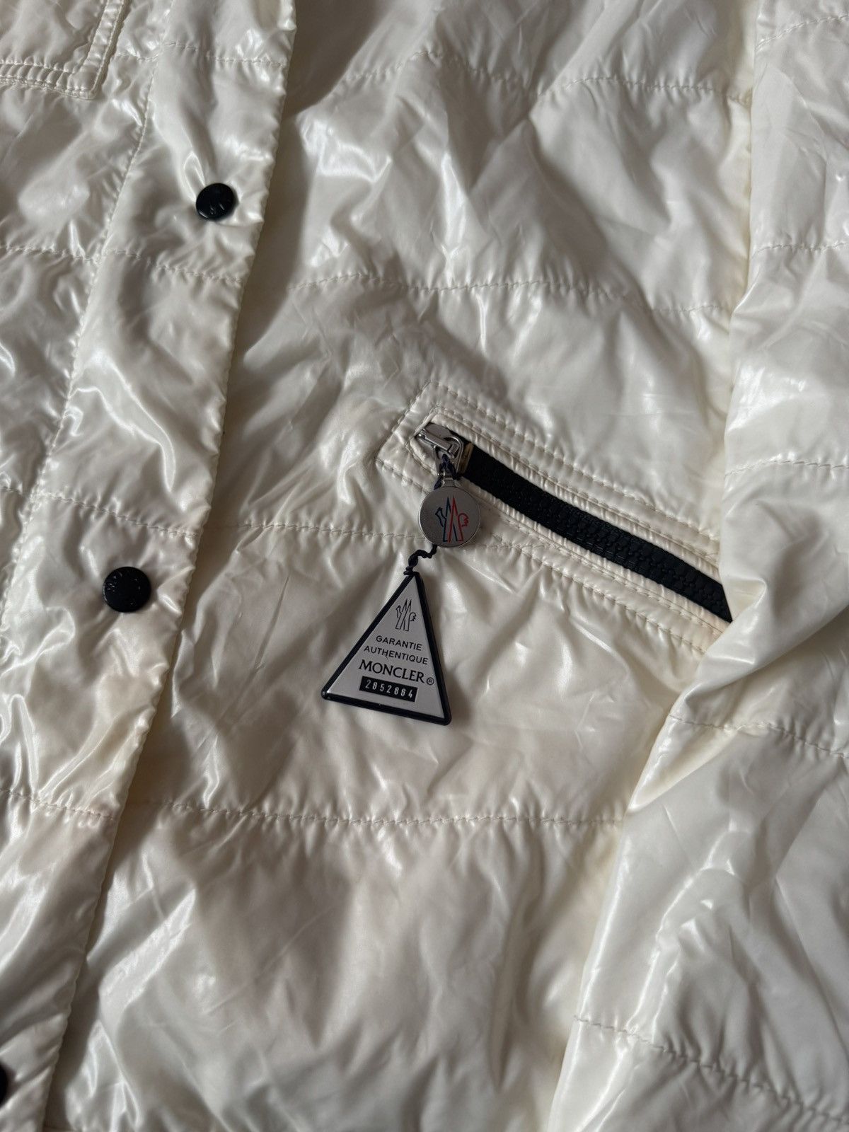 Moncler Moncler Jacket Lampo Classic Tissu Stoff Tessuto Venan Italy Size S / US 4 / IT 40 - 11 Thumbnail