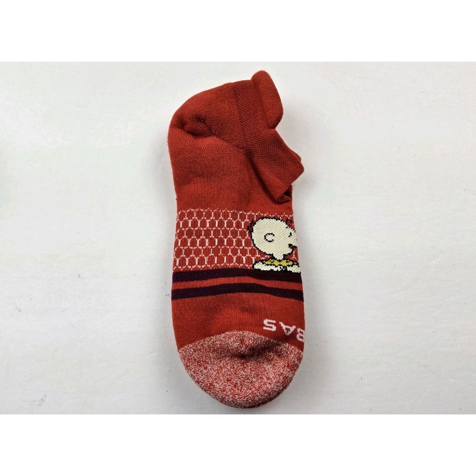 Vintage Bombas Original Peanuts Charlie Brown Franklin Socks M Unisex Adults Red Athletic Socks Mens Womens Boys Girls Size ONE SIZE - 2 Thumbnail