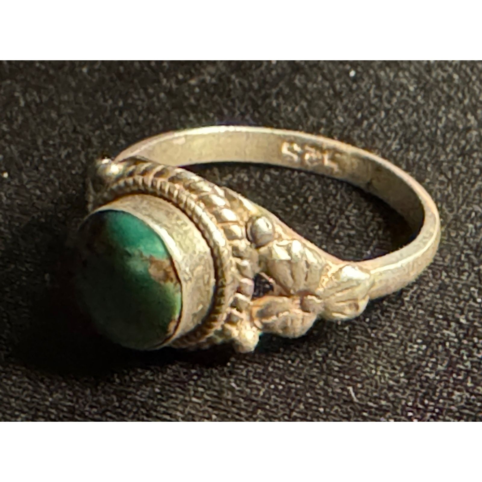 Other Vintage 925 Sterling Silver Turquoise Size 6 Ring Size ONE SIZE - 1 Thumbnail
