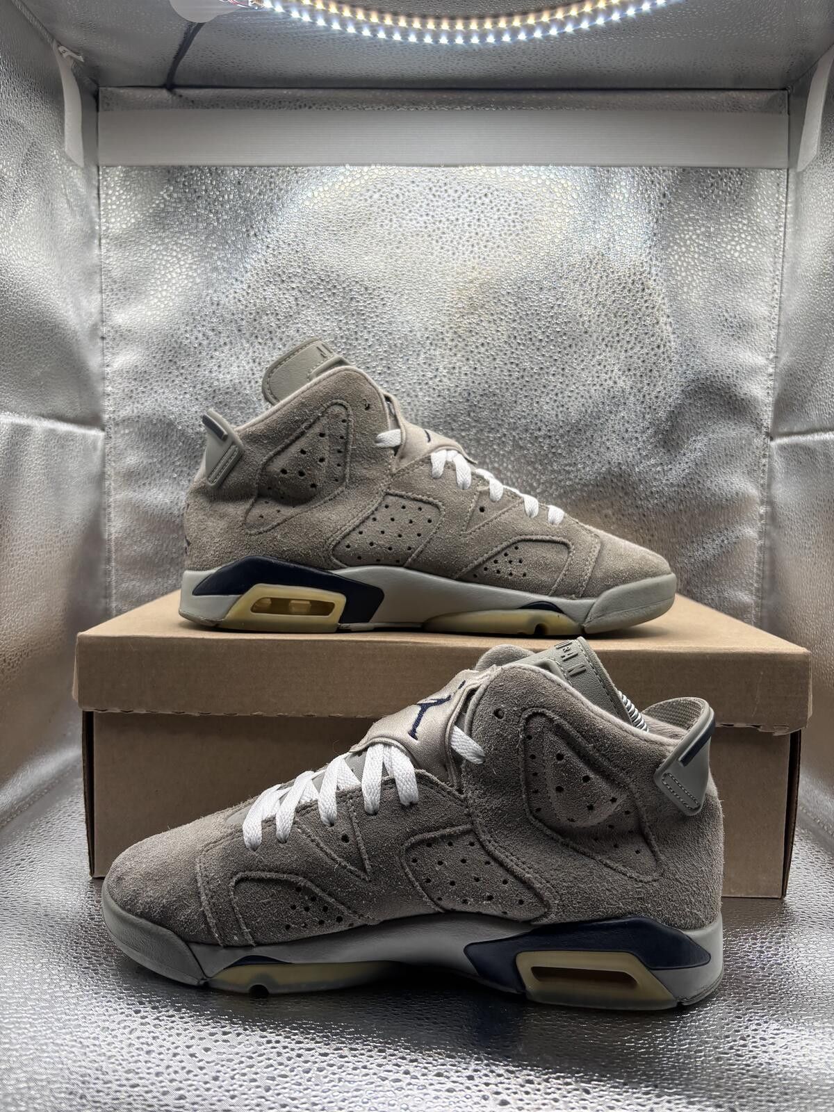 Jordan Brand Air Jordan 6 Georgetown 2022 GS Size US 5.5 / EU 38 - 5 Thumbnail