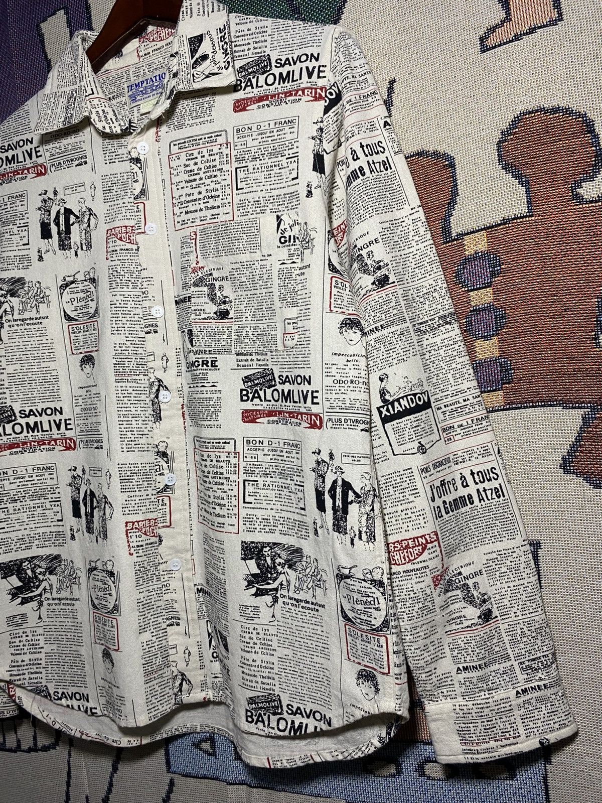 Yohji Yamamoto Vintage Temptation Vintage Canvas Button Ups Size US M / EU 48-50 / 2 - 3 Thumbnail