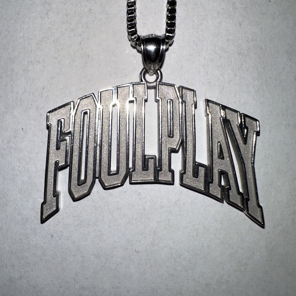 Foulplay Company Foulplay .925 Collegiate Arch Logo Pendant + Chain Size ONE SIZE - 5 Thumbnail