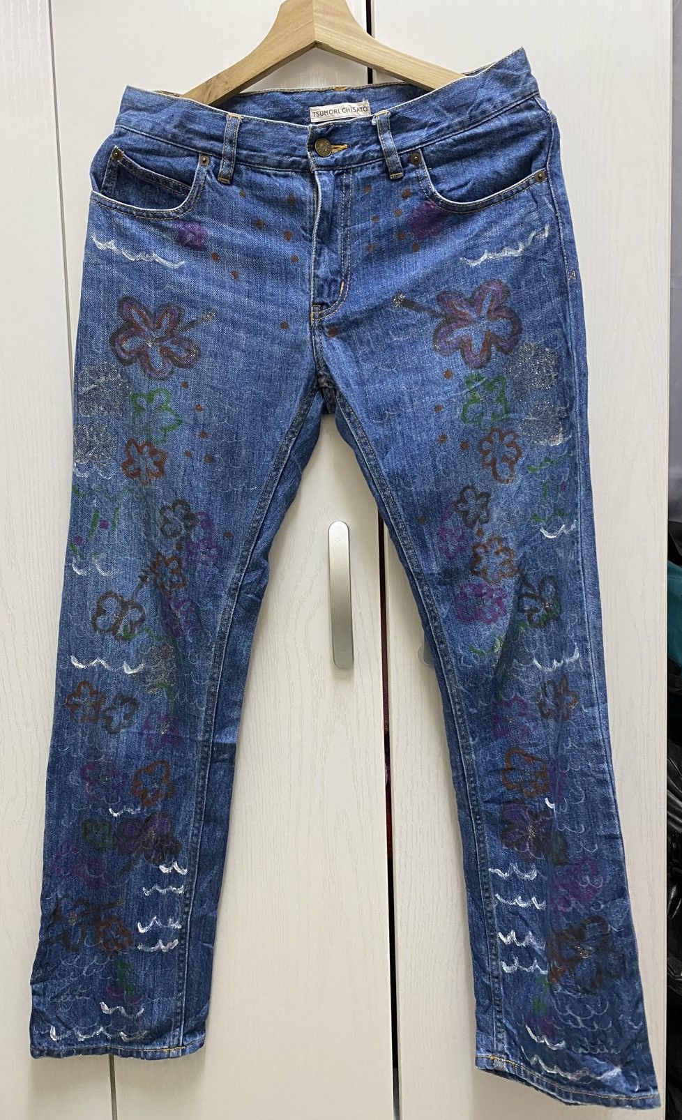 Issey Miyake Tsumori Chisato Denim Jeans Size US 31 - 1 Thumbnail