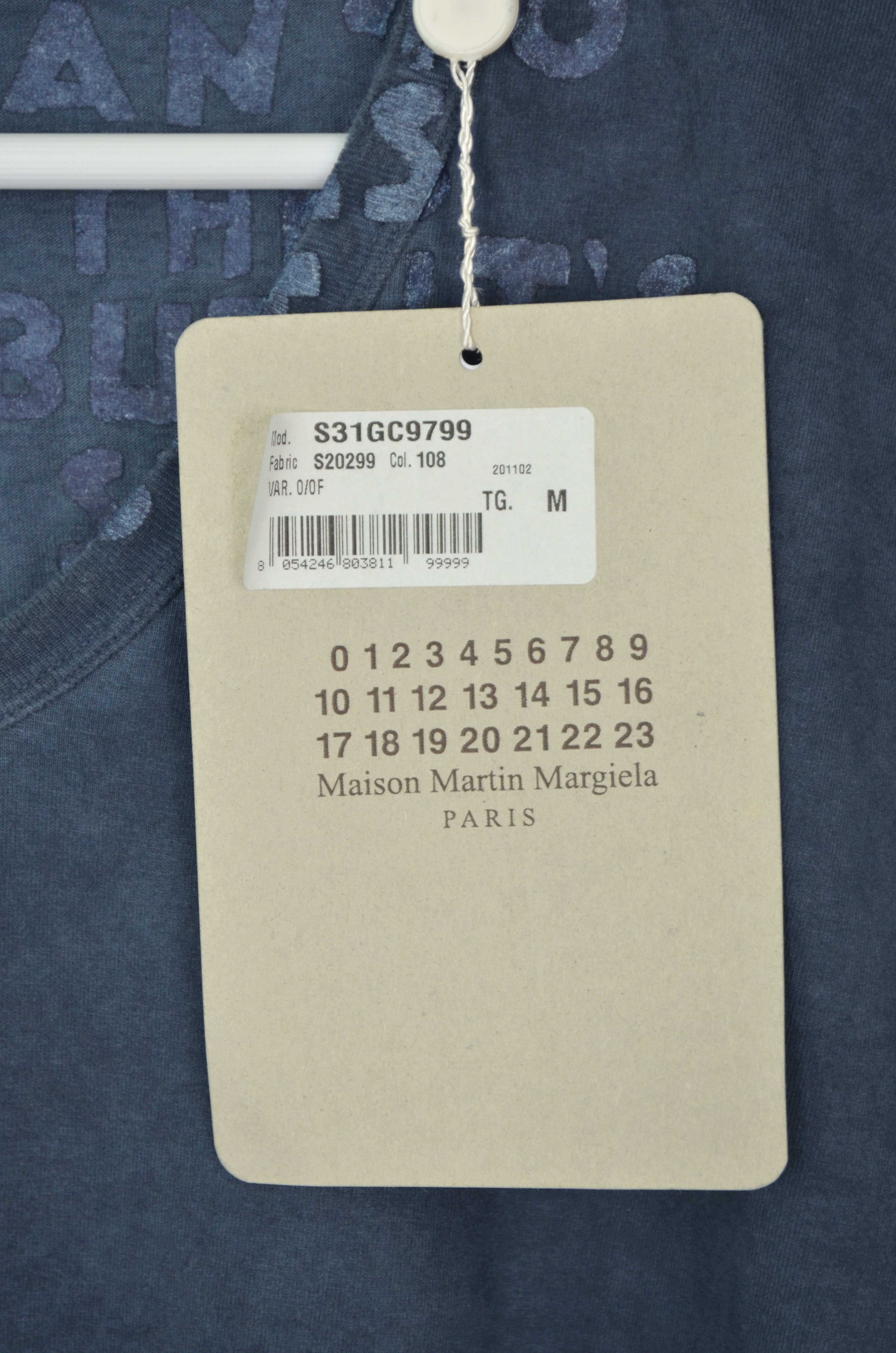 Maison Margiela Maison Martin Margiela AIDS Awareness Garment Dyed T-Shirt Size US M / EU 48-50 / 2 - 5 Thumbnail