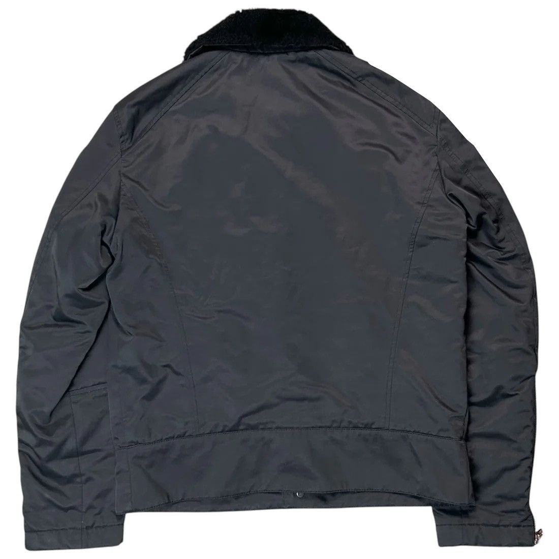 Dirk Bikkembergs Dirk Bikkembergs Faux Fur Collar Pilot Jacket Size US L / EU 52-54 / 3 - 3 Thumbnail