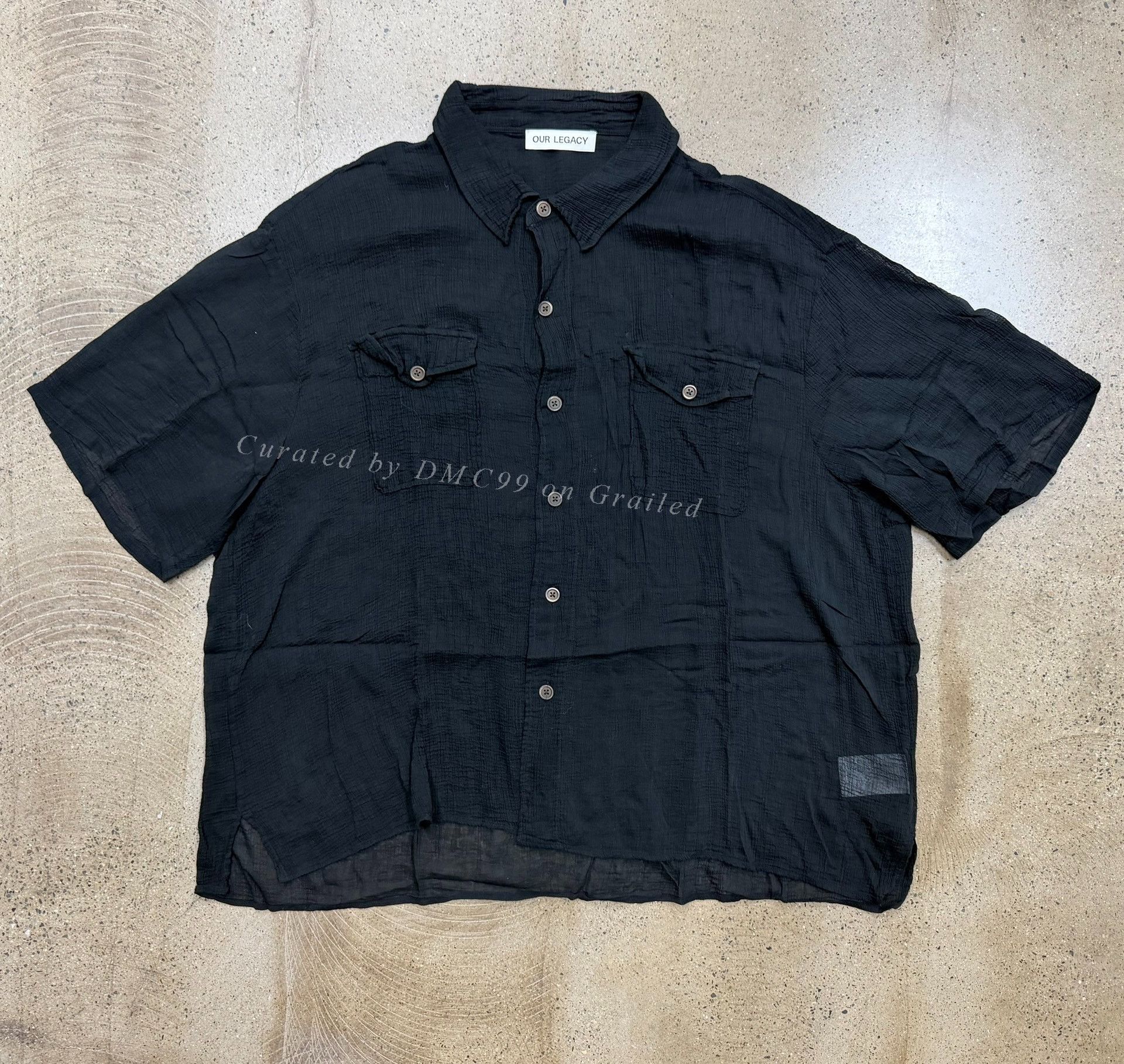 Our Legacy Our Legacy Hollow Out Short Sleeve Shirt Size US M / EU 48-50 / 2 - 1 Thumbnail