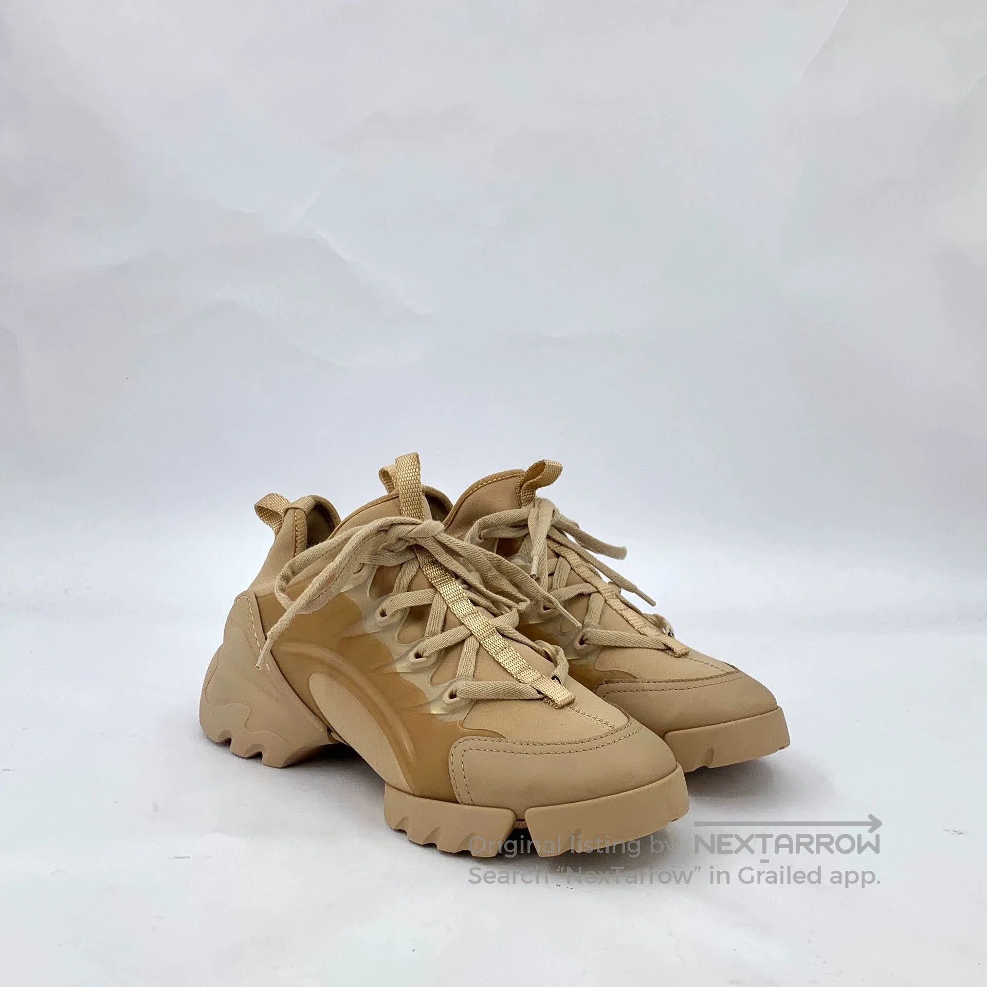 Dior Dior D-Connect Nude Leisure Sneakers. Size US 6.5 / EU 39-40 - 2 Thumbnail