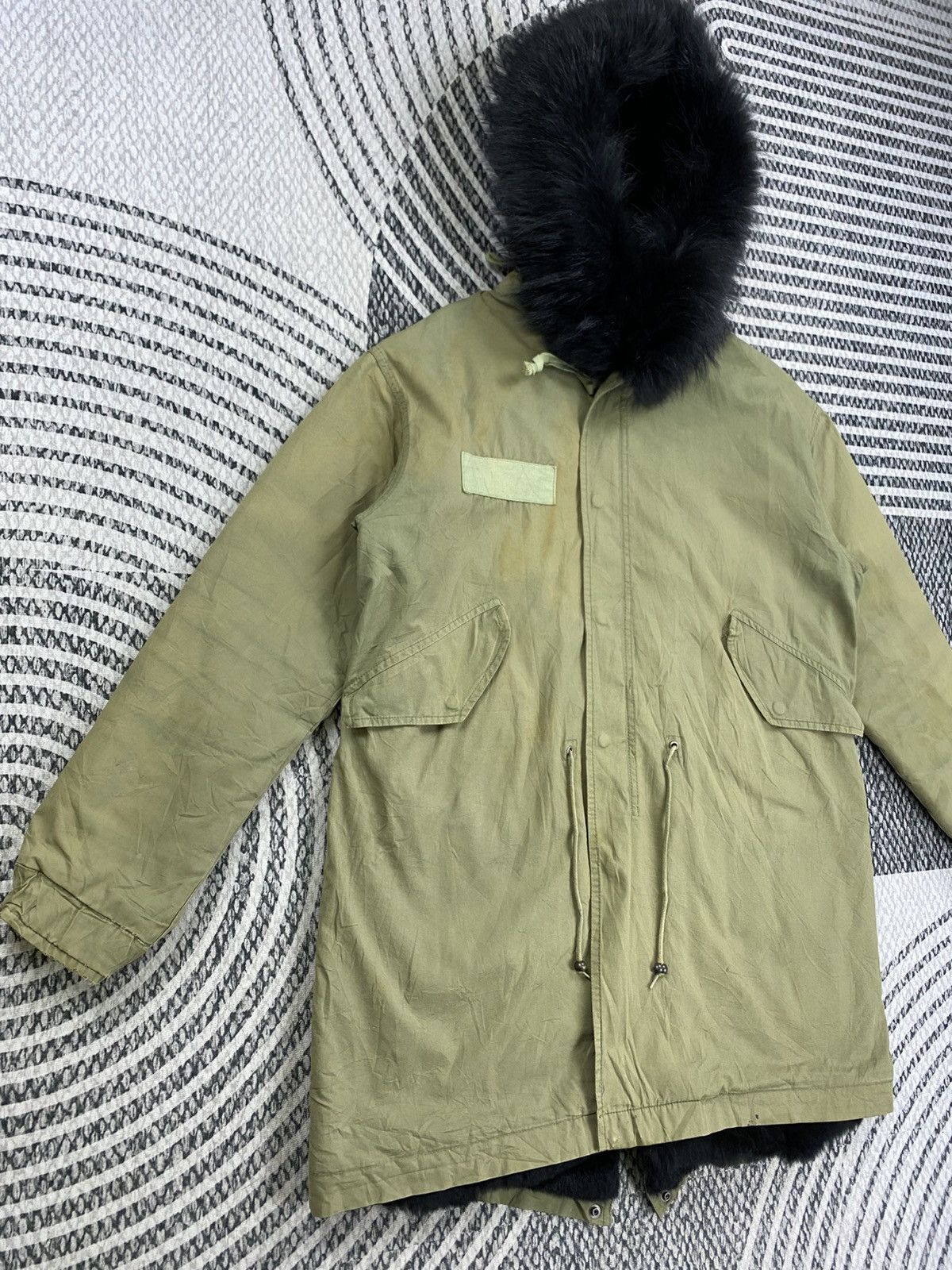 MR & MRS ITALY Vintage Mr & Mrs Furs Faux Fur Parka Jacket Size US L / EU 52-54 / 3 - 3 Thumbnail