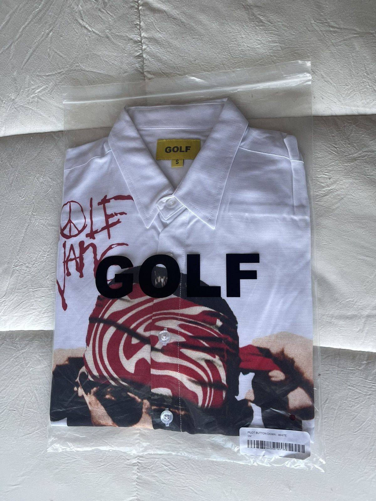 Golf Wang GOLF WANG pilot button down- white Size US S / EU 44-46 / 1 - 1 Thumbnail
