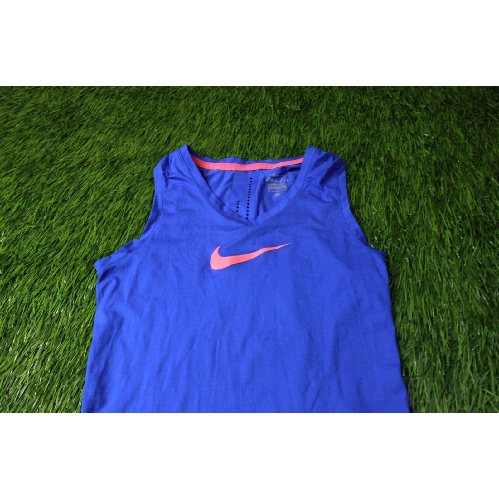 Nike NIKE Dri-FIT 2011 ORIGINAL WOMEN VEST Sleeveless Shirt Jersey S Blue Training Run Shirts Womens Size S / US 4 / IT 40 - 2 Thumbnail