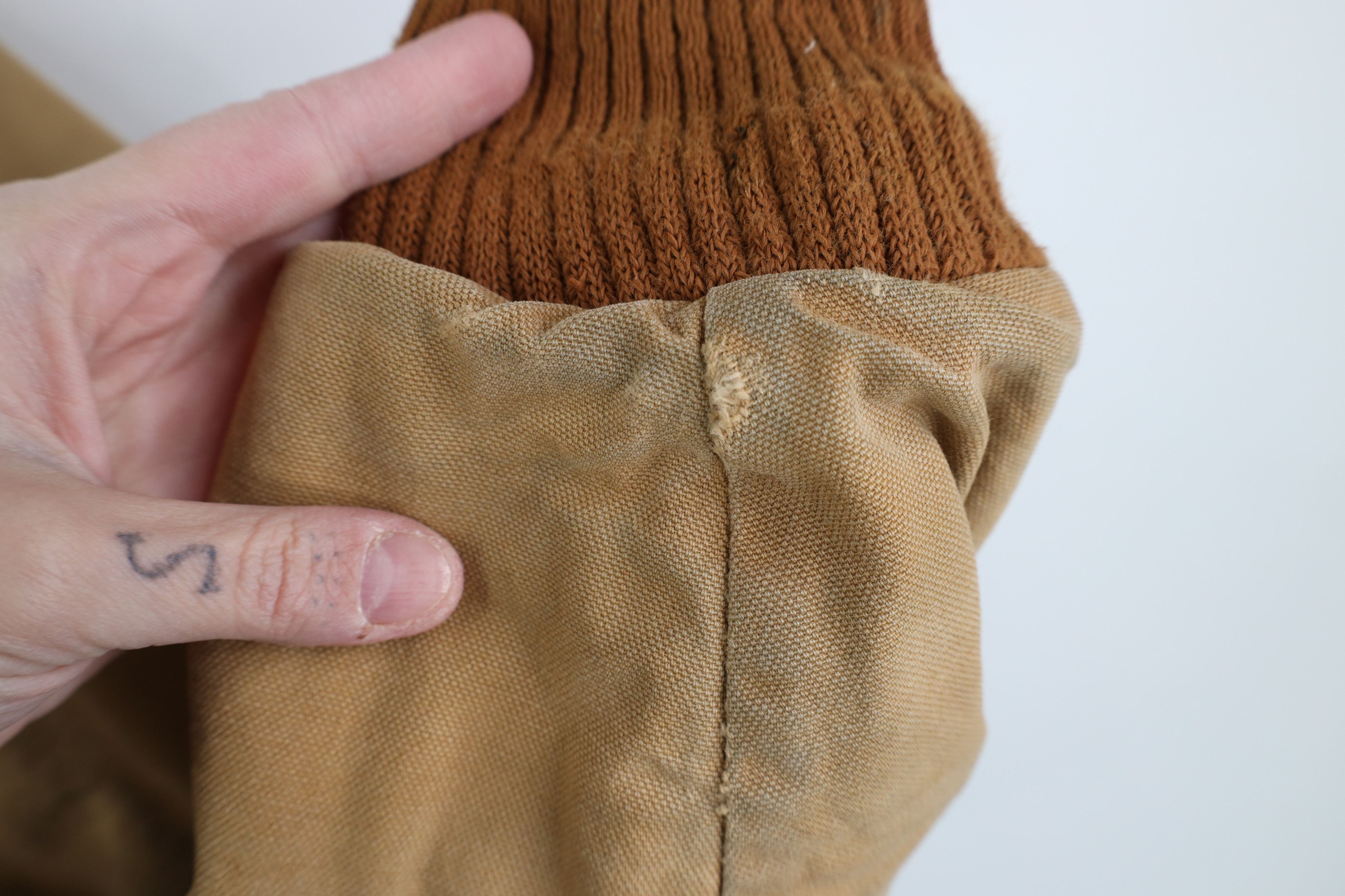 Walls Vintage 90s Walls Corduroy Collar Canvas Bomber Jacket Brown Size US L / EU 52-54 / 3 - 9 Thumbnail