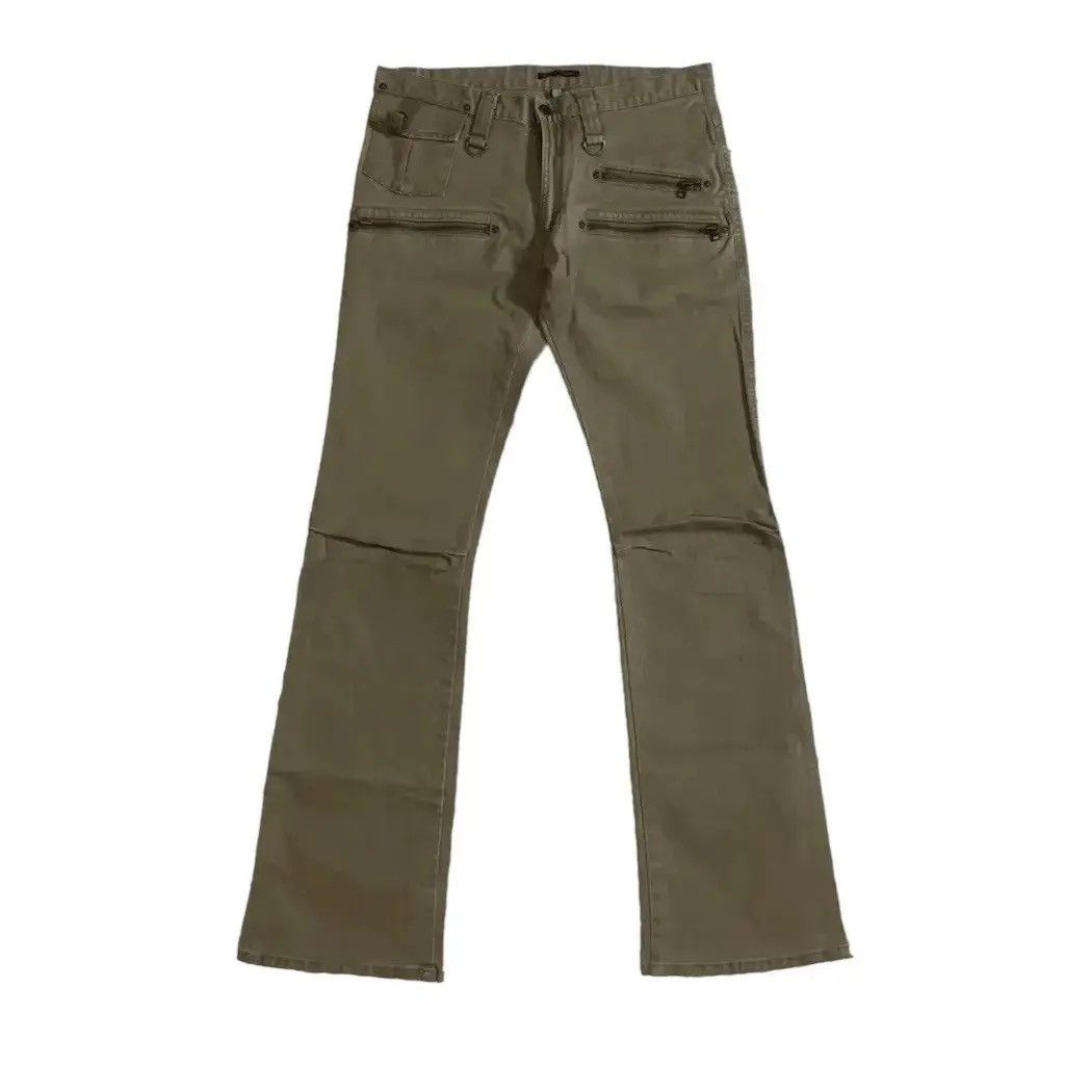 20471120 FLARES💥BLUE WAY 32x33 TROUSERS DUCKCANVAS MULTIZIPPER PANTS Size US 32 / EU 48 - 1 Thumbnail