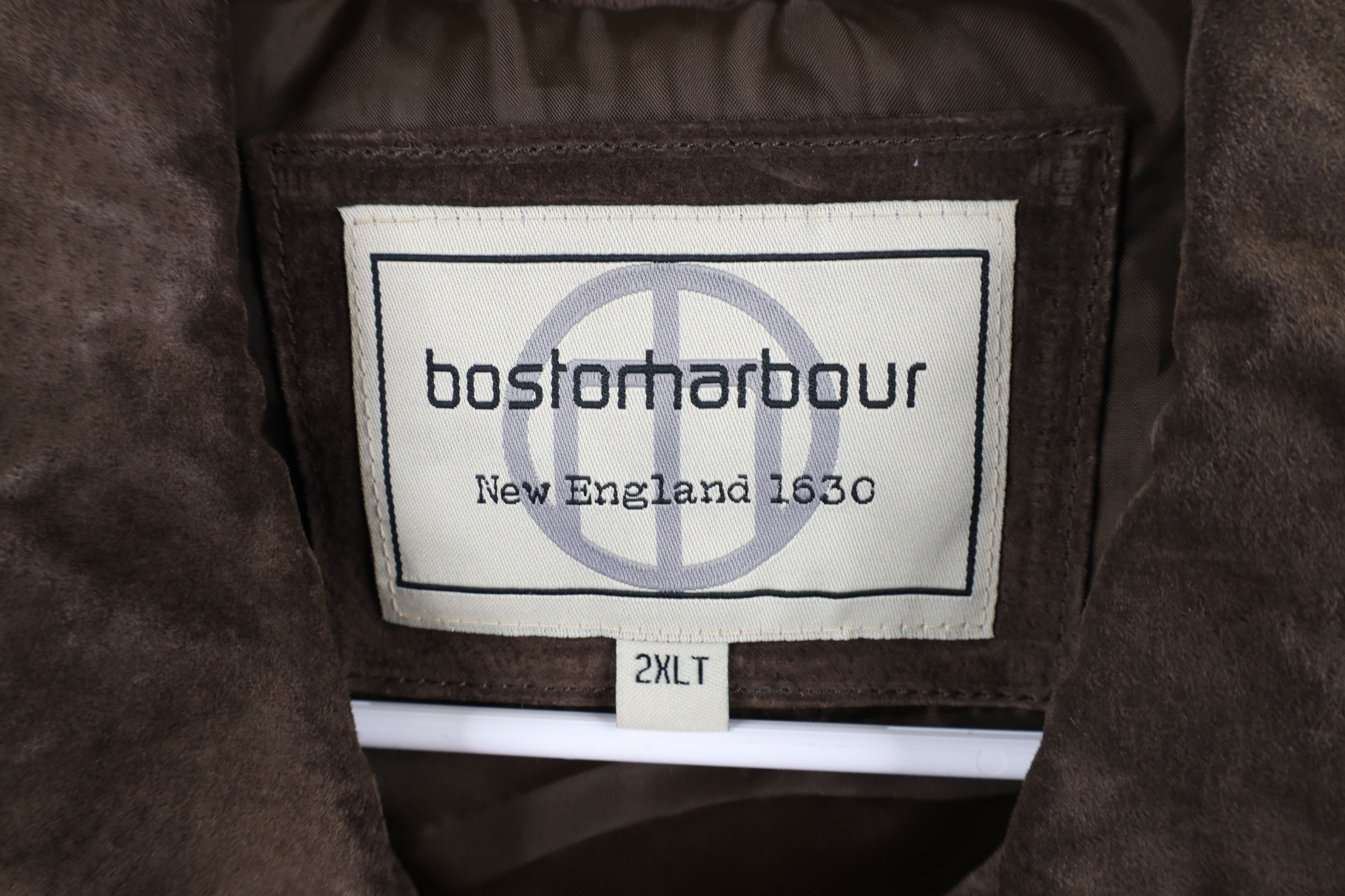 Vintage Vintage 90s Streetwear Suede Leather Full Zip Jacket Brown Size US XXL / EU 58 / 5 - 8 Thumbnail