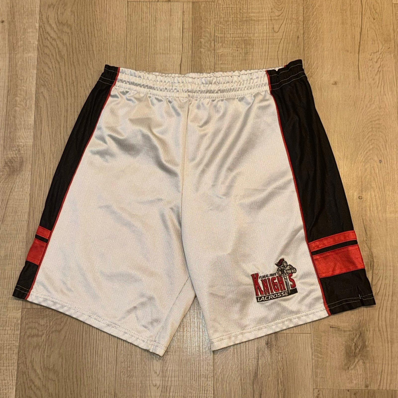 Nike Floral Park Knights Lacrosse Shiny Dazzle Shorts Mens LG Size US 34 / EU 50 - 3 Thumbnail