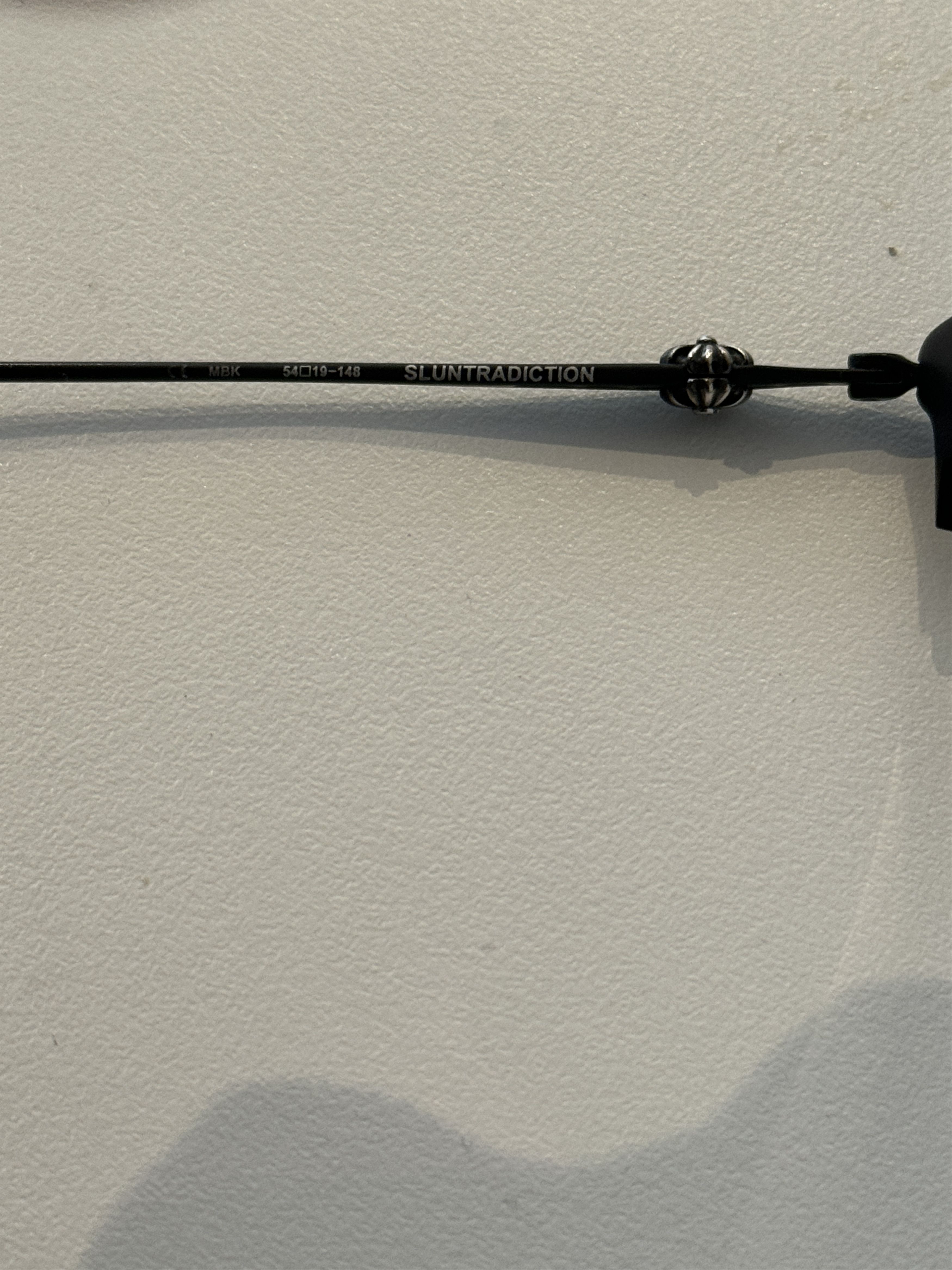 Chrome Hearts CHROME HEARTS SLUNTRADICTION GLASSES (54) Size ONE SIZE - 6 Thumbnail