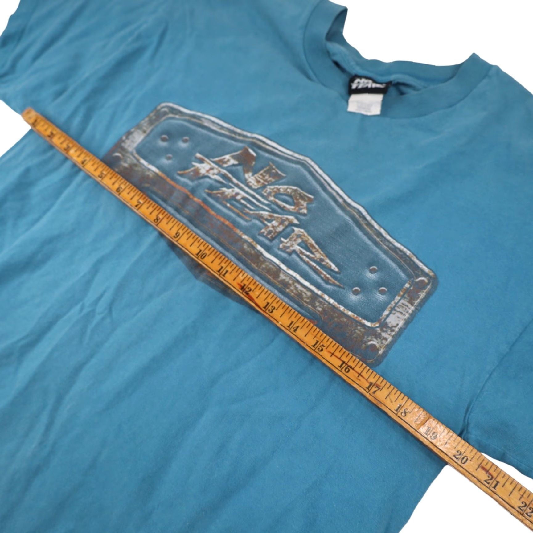 No Fear VINTAGE No Fear Shirt Mens Large Blue Spellout Graphic T Size US L / EU 52-54 / 3 - 7 Thumbnail