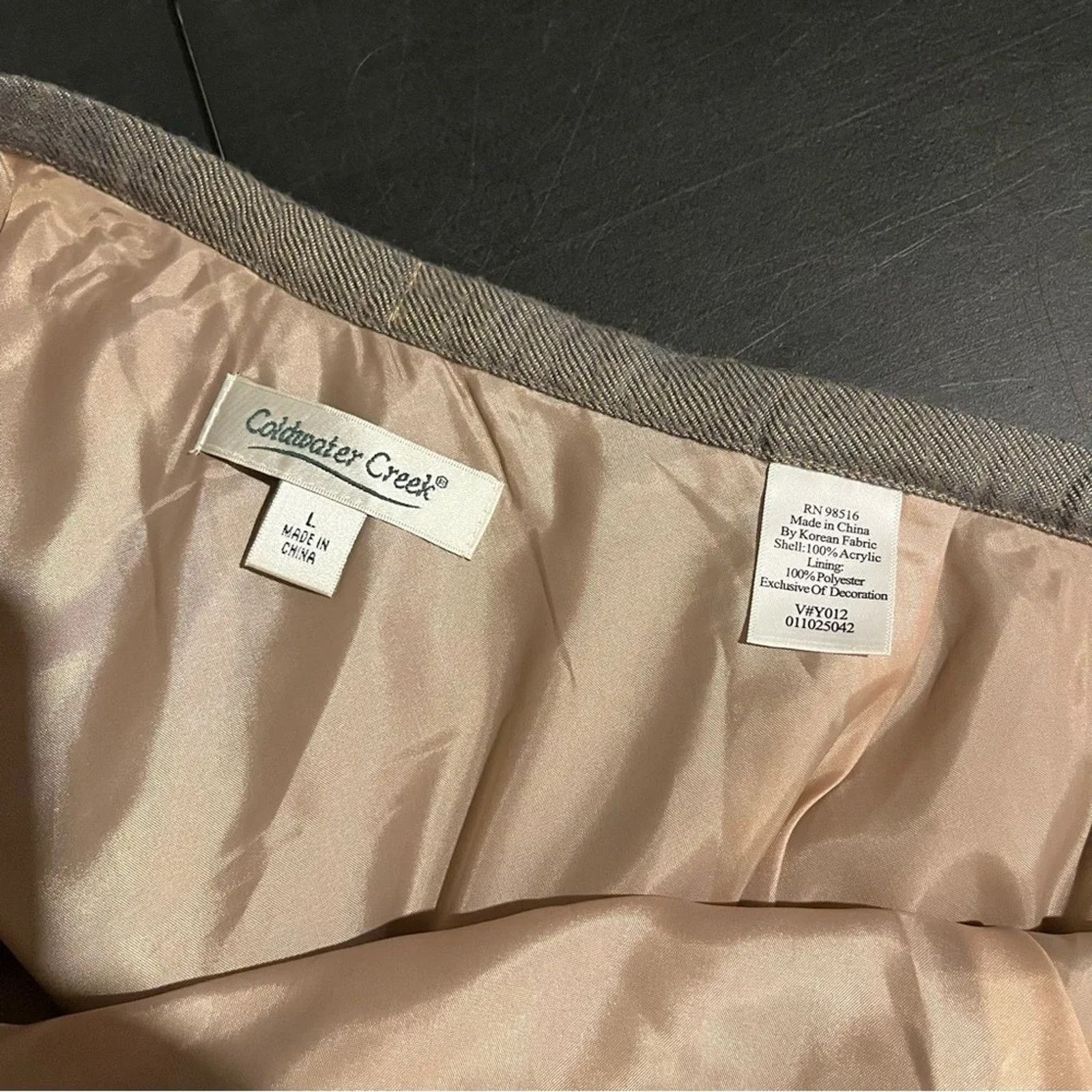 Coldwater Creek Coldwater Creek Boho Faux Wrap Midi Skirt Draped Sz L Size 32" / US 10 / IT 46 - 2 Thumbnail