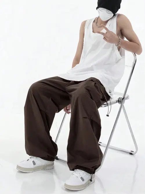 VIBE Parachute Multi-Pocket Sweatpants Gorpcore Cargo Size US 34 / EU 50 - 2 Thumbnail