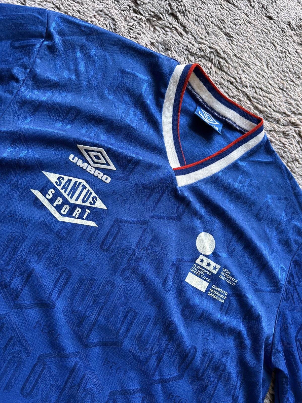 Umbro Umbro Santus 16 federazia ataliana football bleu Tee L Size US L / EU 52-54 / 3 - 6 Thumbnail