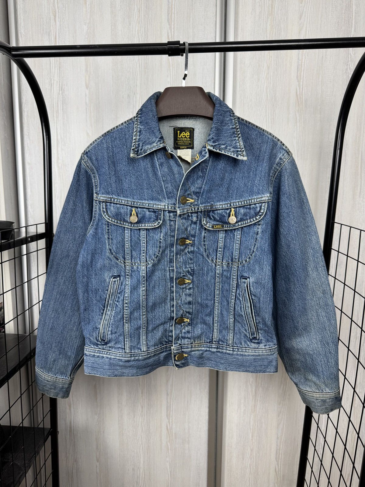 Lee LEE RIDERS EDWIN JAPAN COLAB DENIM TRUCKER JACKET SANFORIZED Size US M / EU 48-50 / 2 - 1 Thumbnail