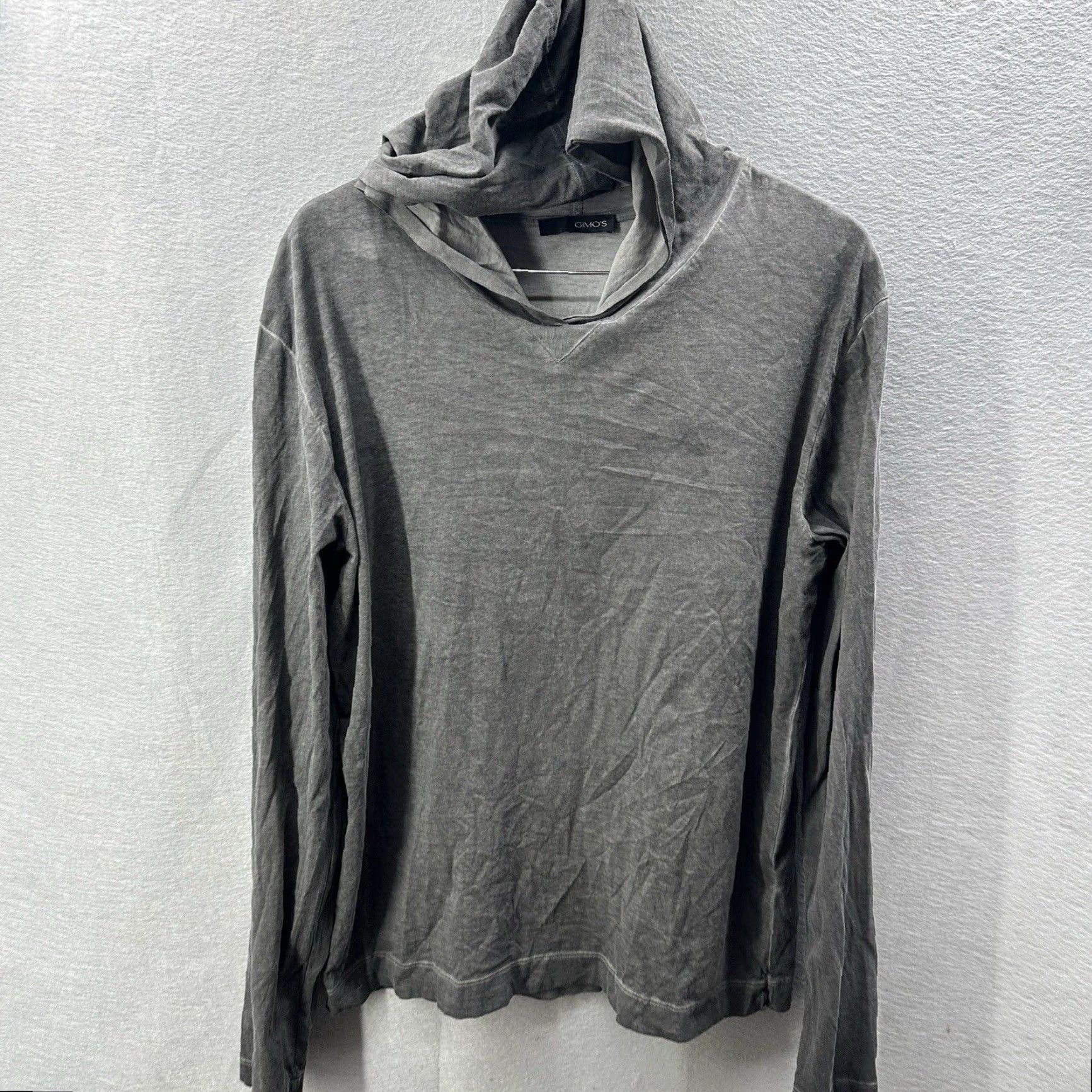Vintage GIMO'S Ventura Hooded T-Shirt Mens 2XL Gray Cotton Knit Hooded Everyday Wear Classic T-Shirt Mens XXL Fashion 90s? Size US XXL / EU 58 / 5 - 2 Thumbnail