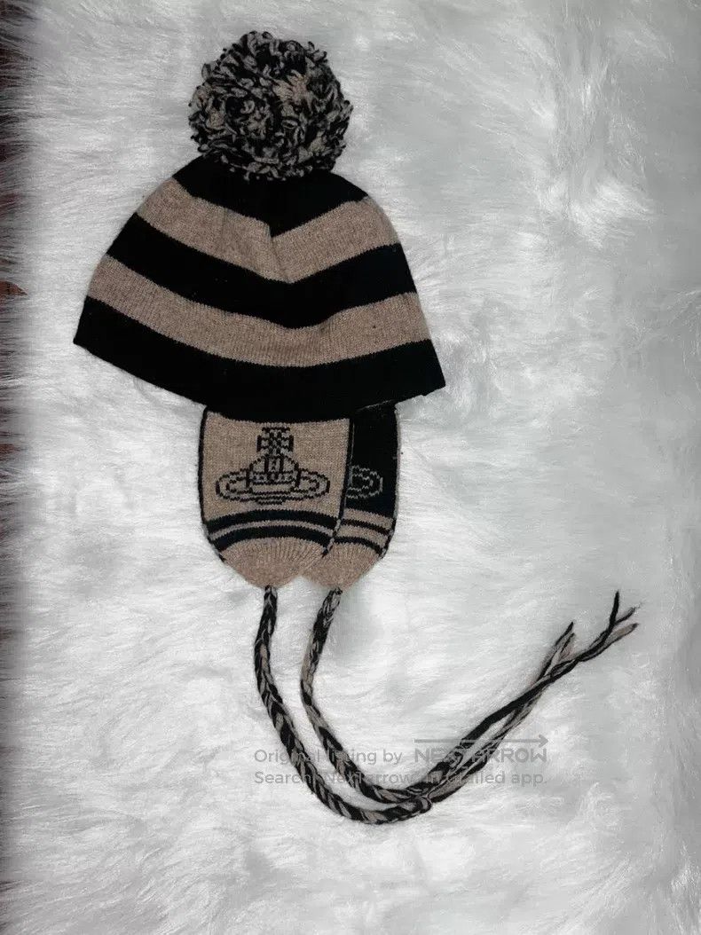 Vivienne Westwood Vivienne Westwood Knitted Ear Flap Hat Size ONE SIZE - 2 Thumbnail